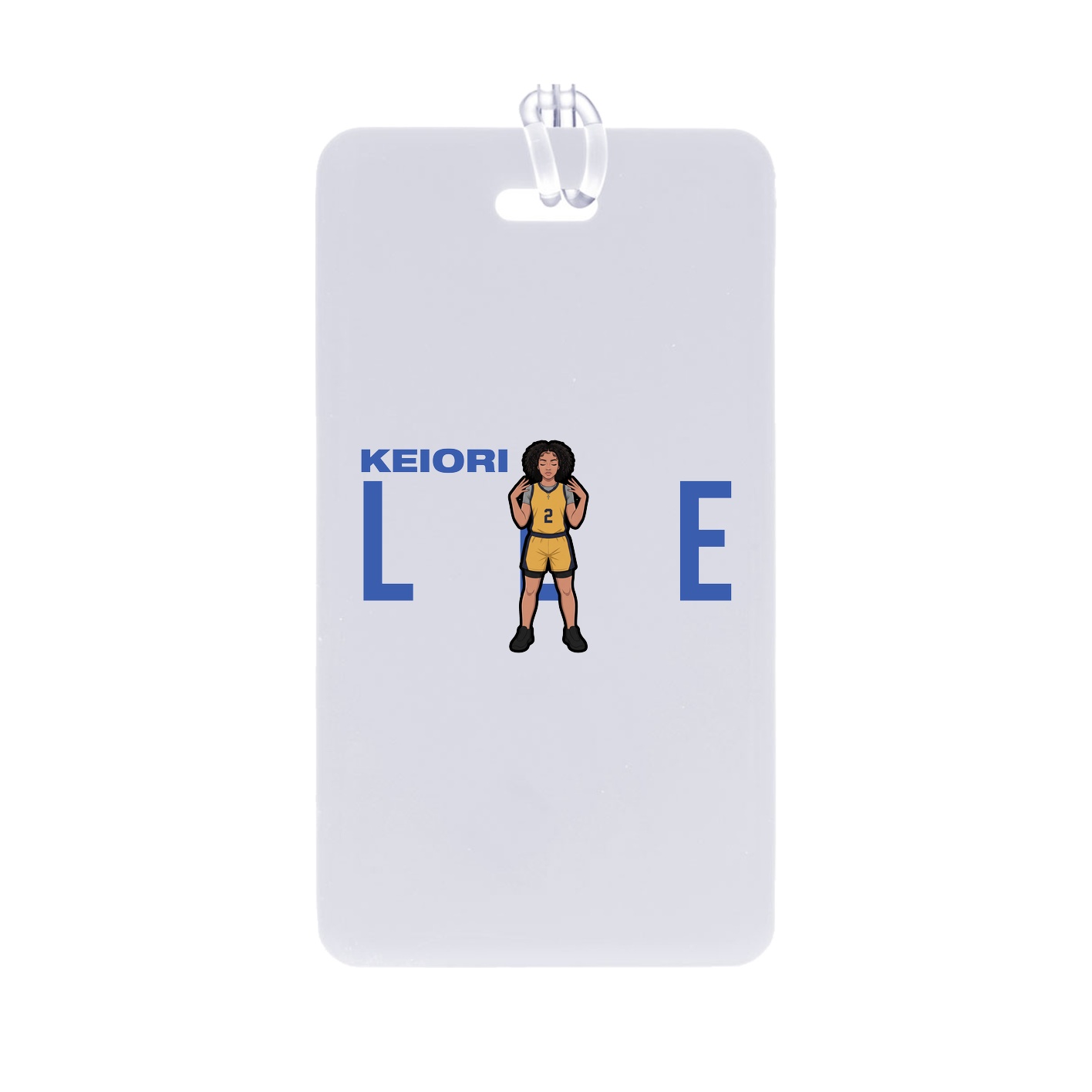 Bag Tag — Player Name in Classic