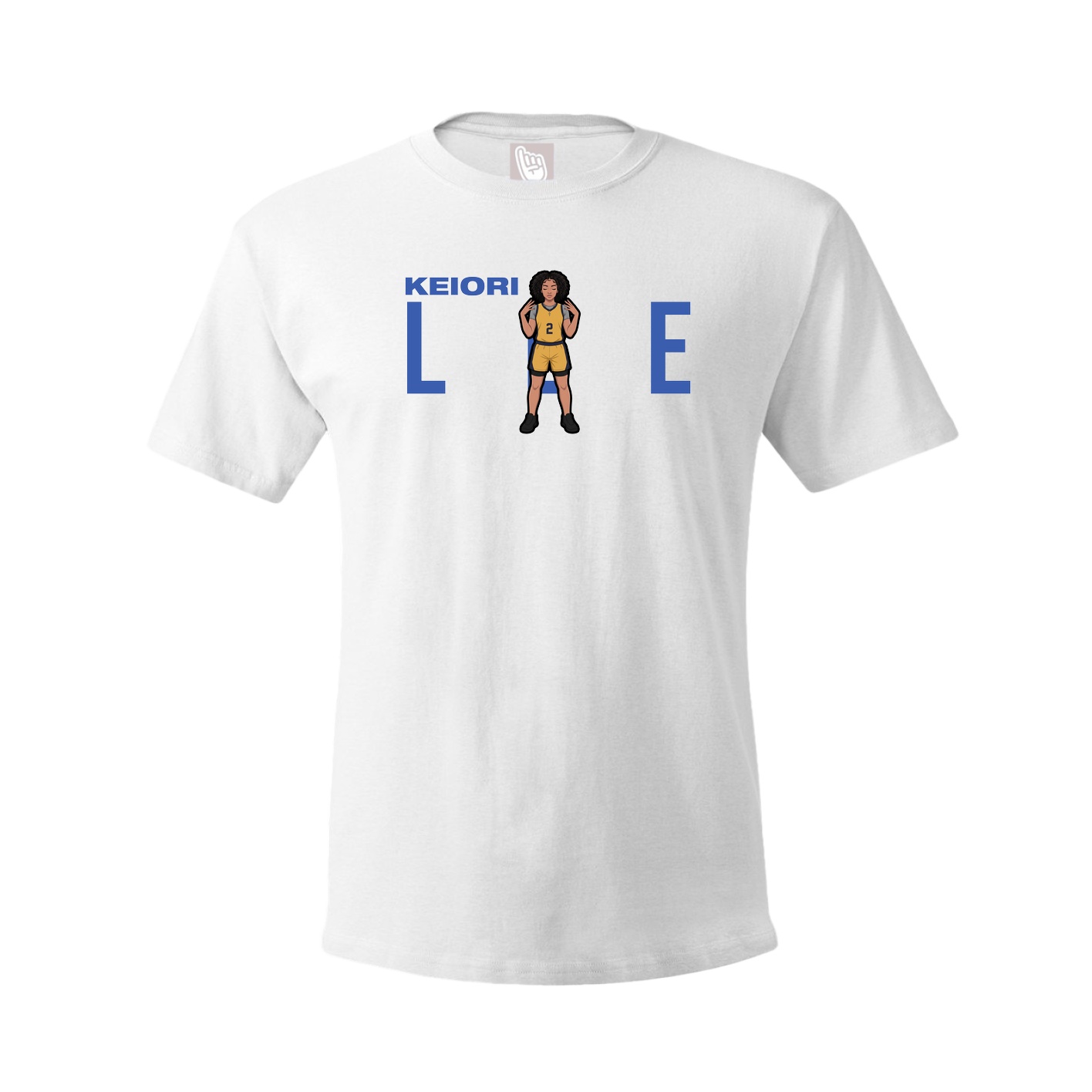 Youth Tee — Player Name in White