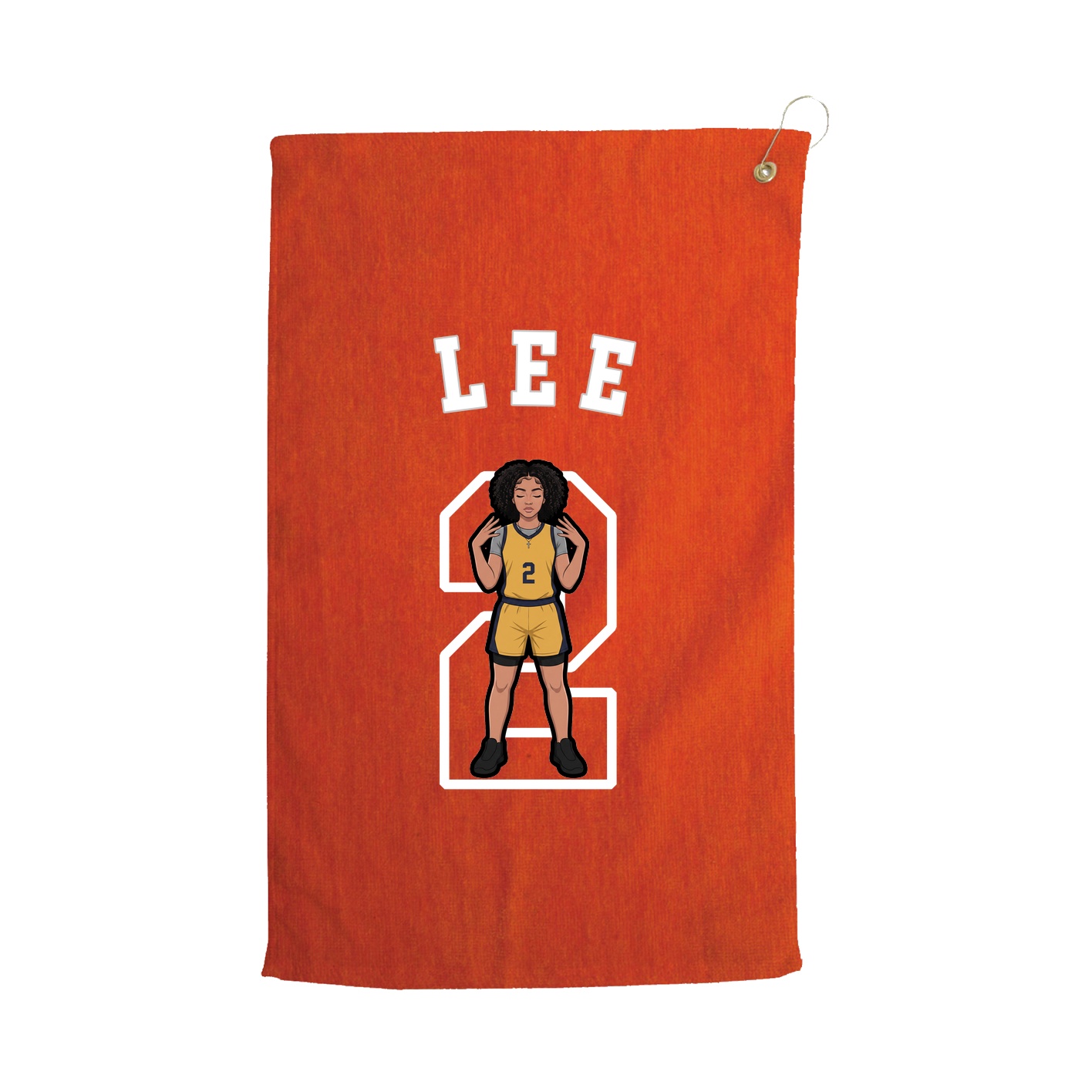 Golf Towel — Shirsey Arch in Orange