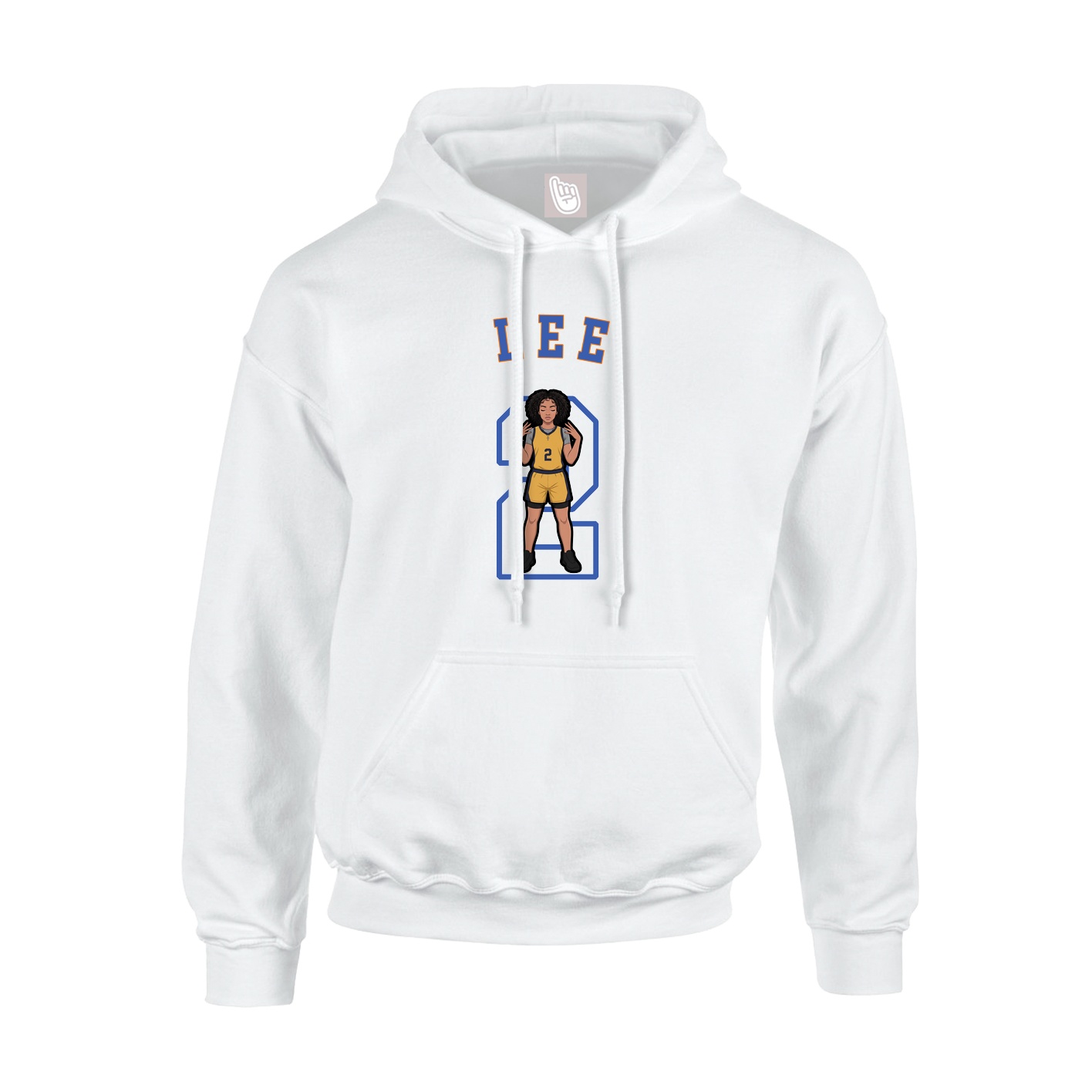 Youth Hoodie — Shirsey Arch in White