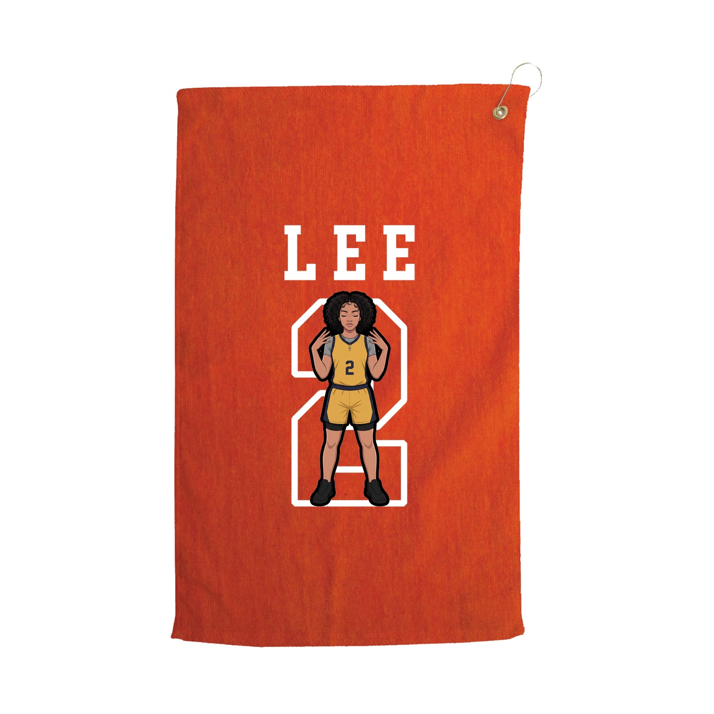 Golf Towel — Shirsey in Orange