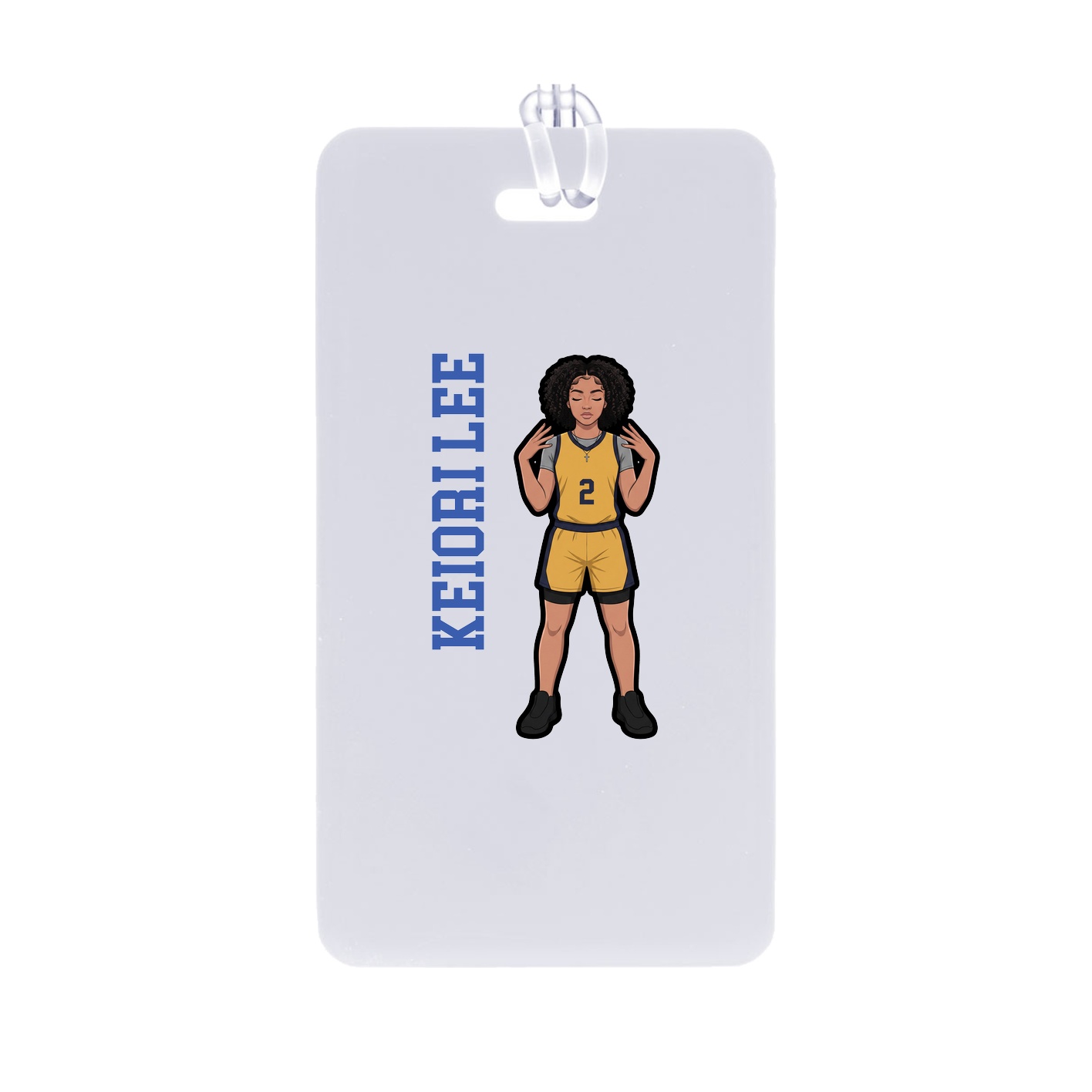 Bag Tag — Name Vertical in Classic