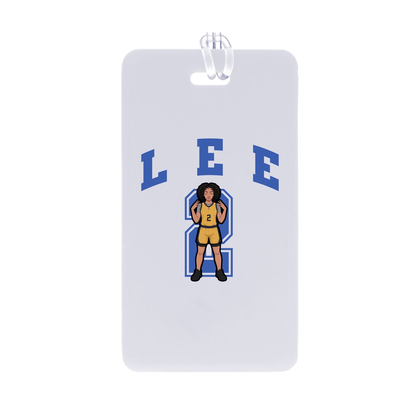 Bag Tag — Number in Classic