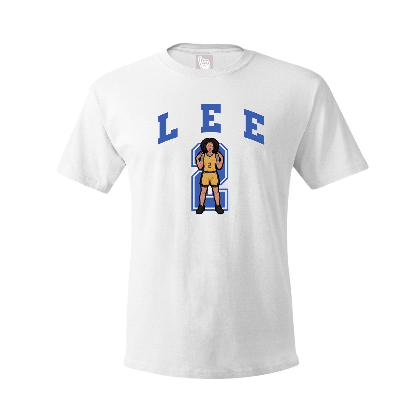 Tee — Number in White