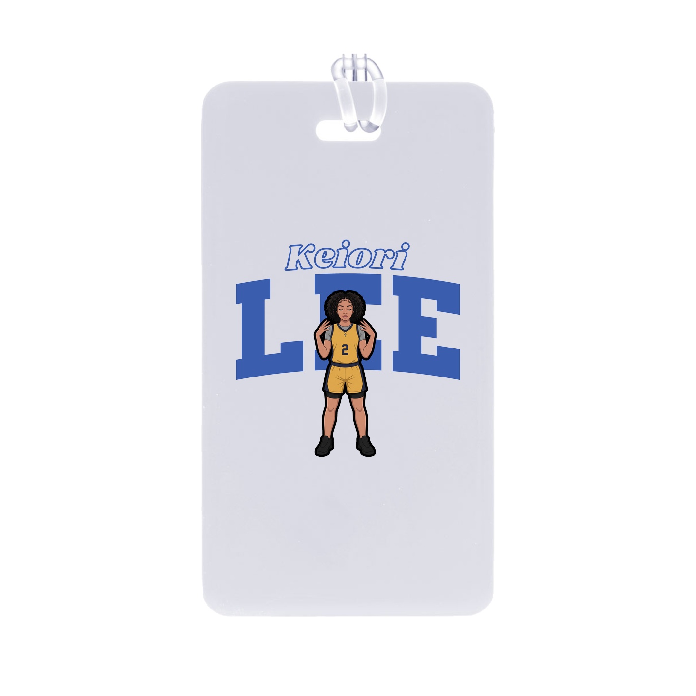 Bag Tag — Name Arch in Classic