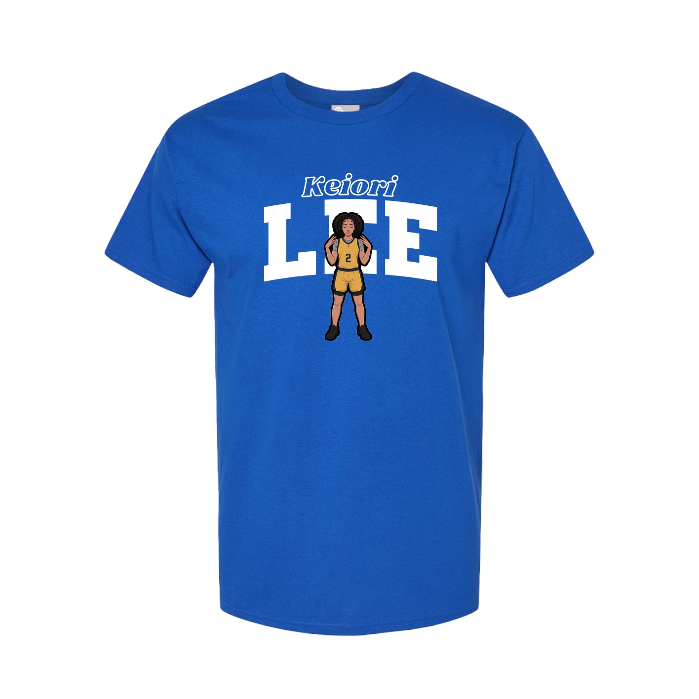 Tee — Name Arch in Royal