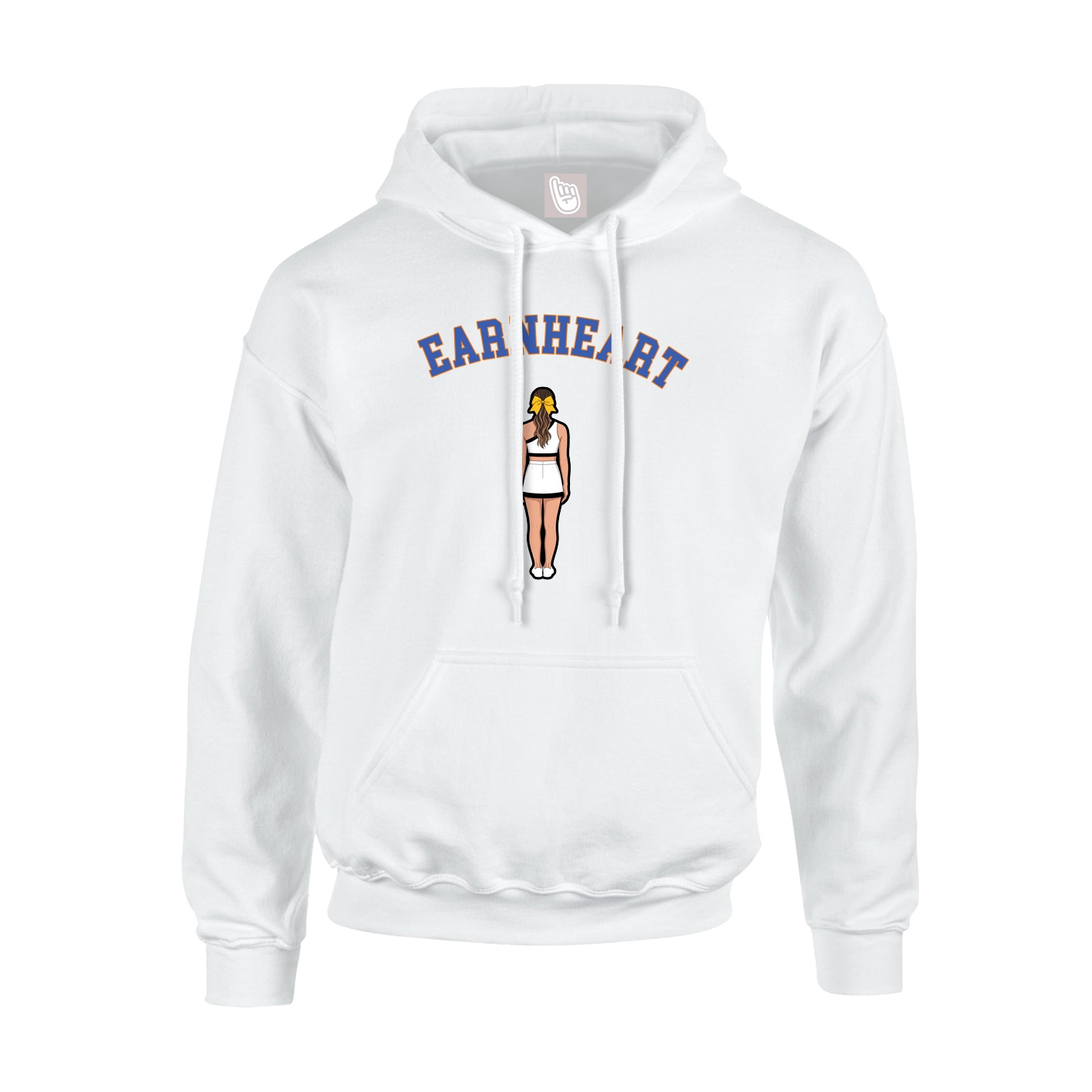 Youth Hoodie — Shirsey Arch in White