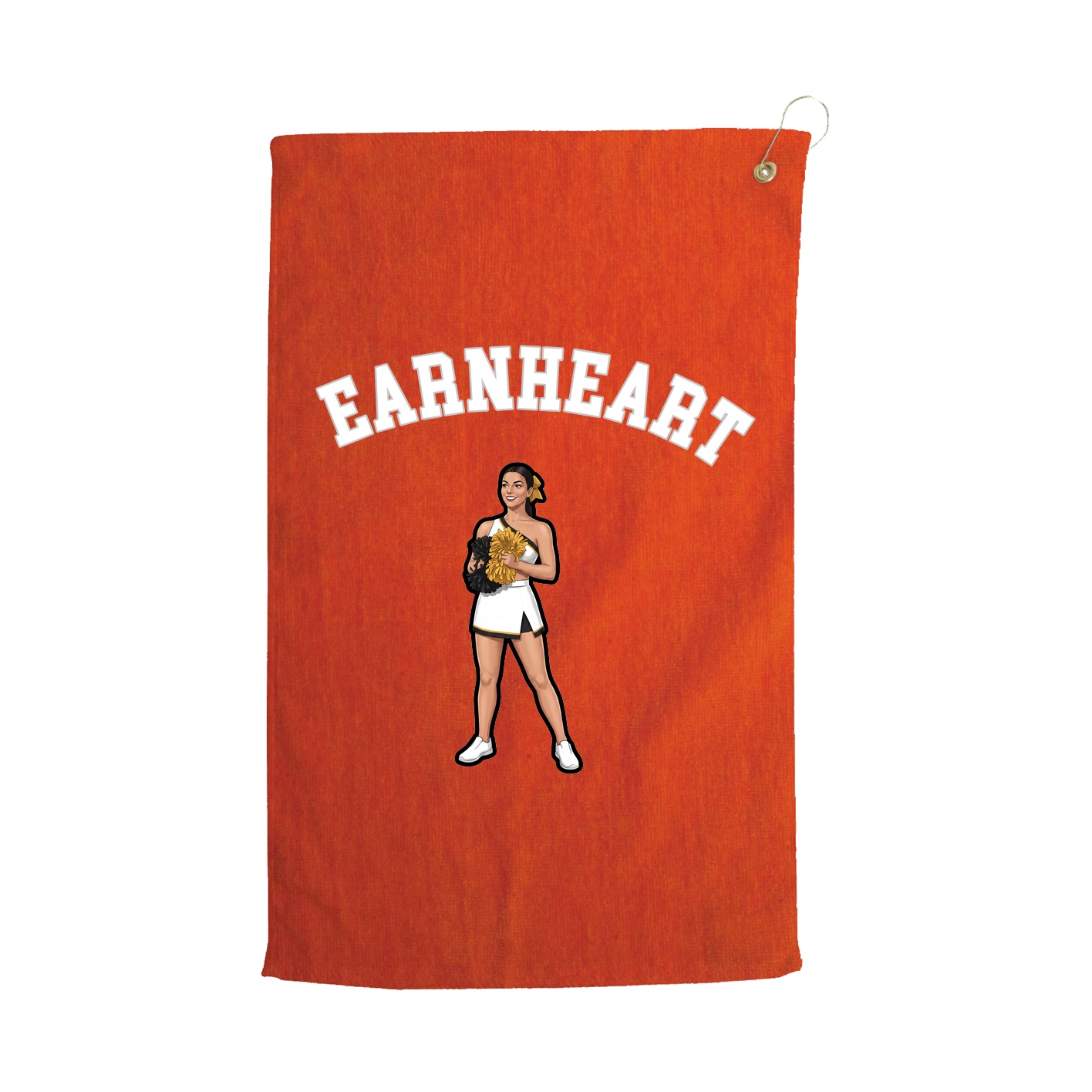 Golf Towel — Shirsey Arch in Orange