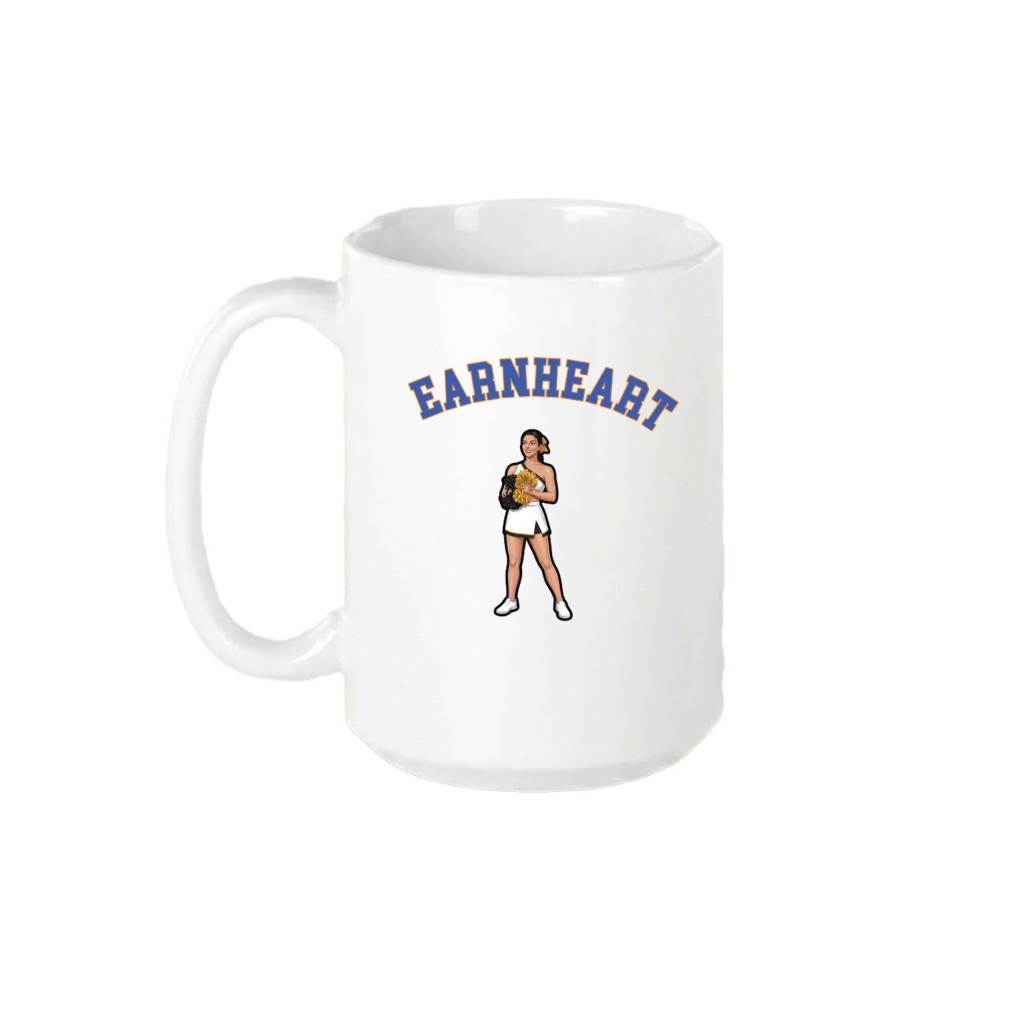 15oz Coffee Mug — Shirsey Arch in White