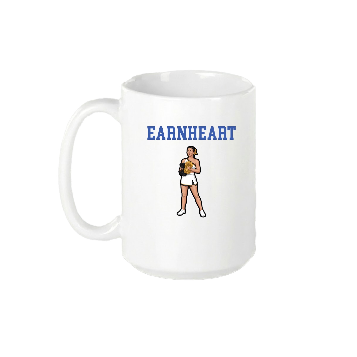 15oz Coffee Mug — Shirsey in White