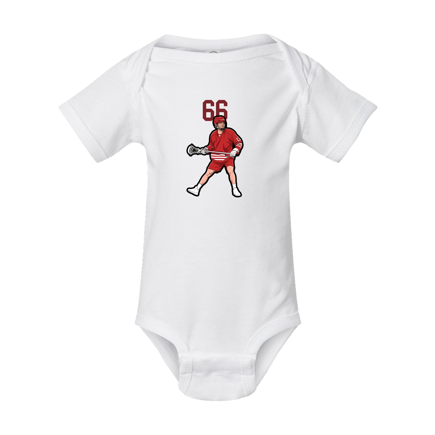 Baby Onesie — Number Top in White