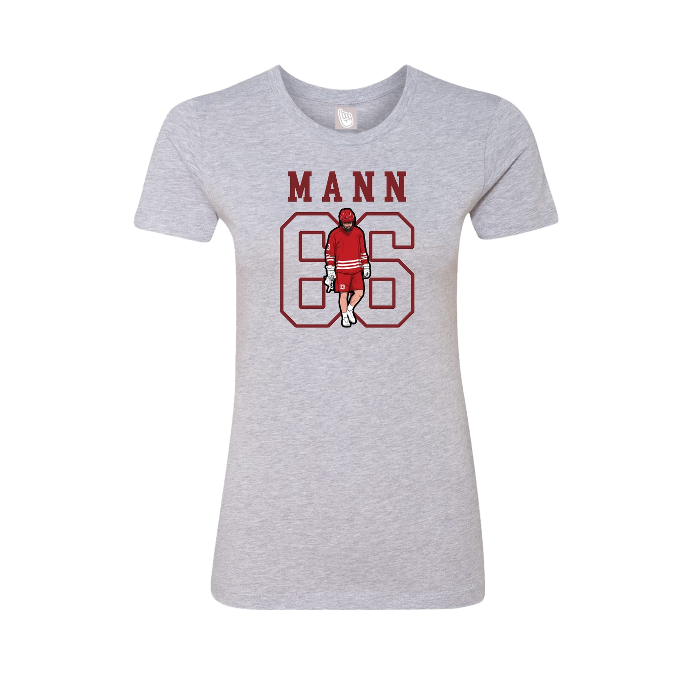 Fitted Women's Tee — Shirsey in Grey
