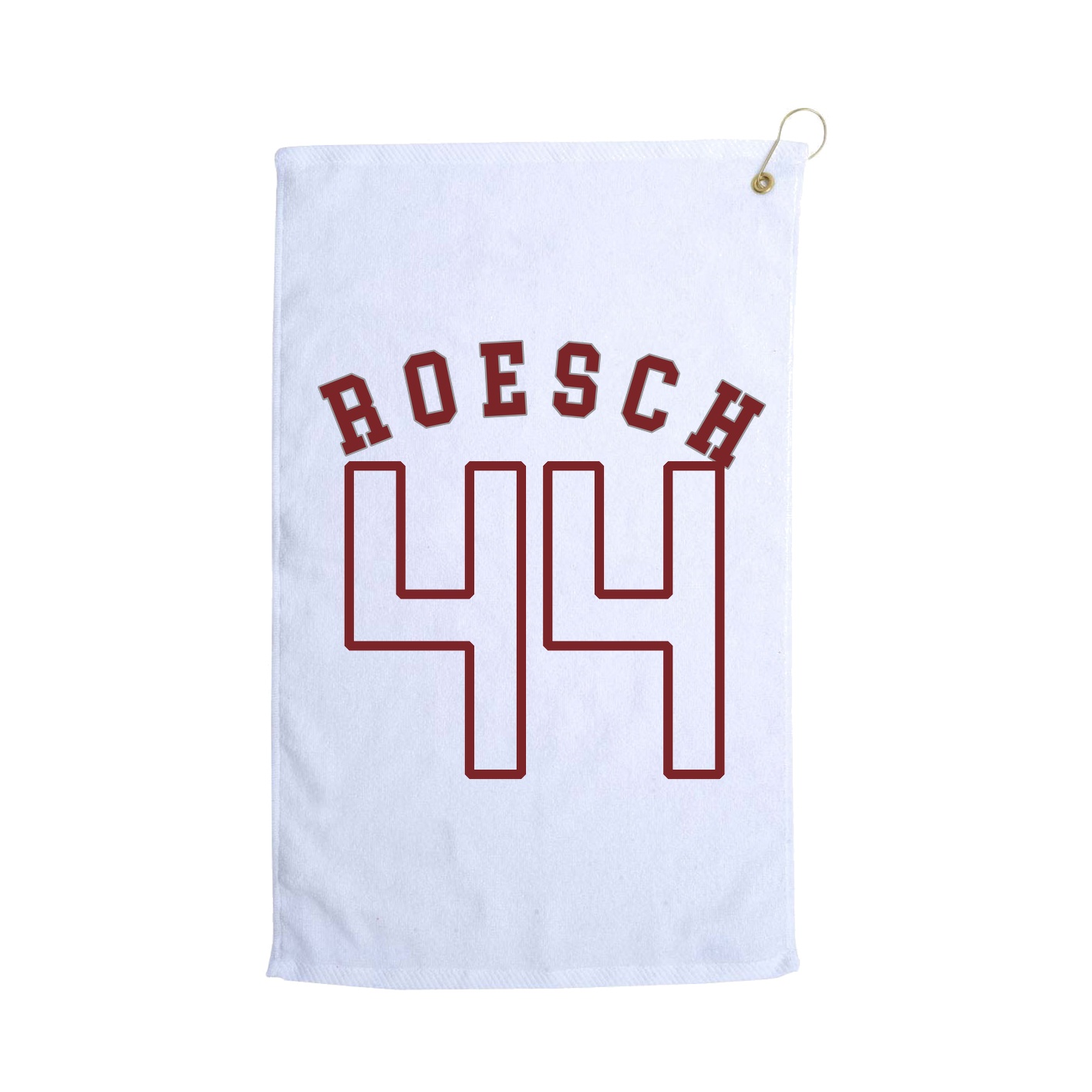 Golf Towel — Shirsey Arch in White