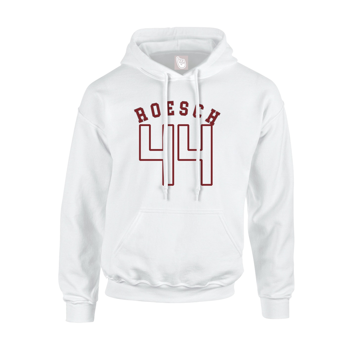 Hoodie — Shirsey Arch in White