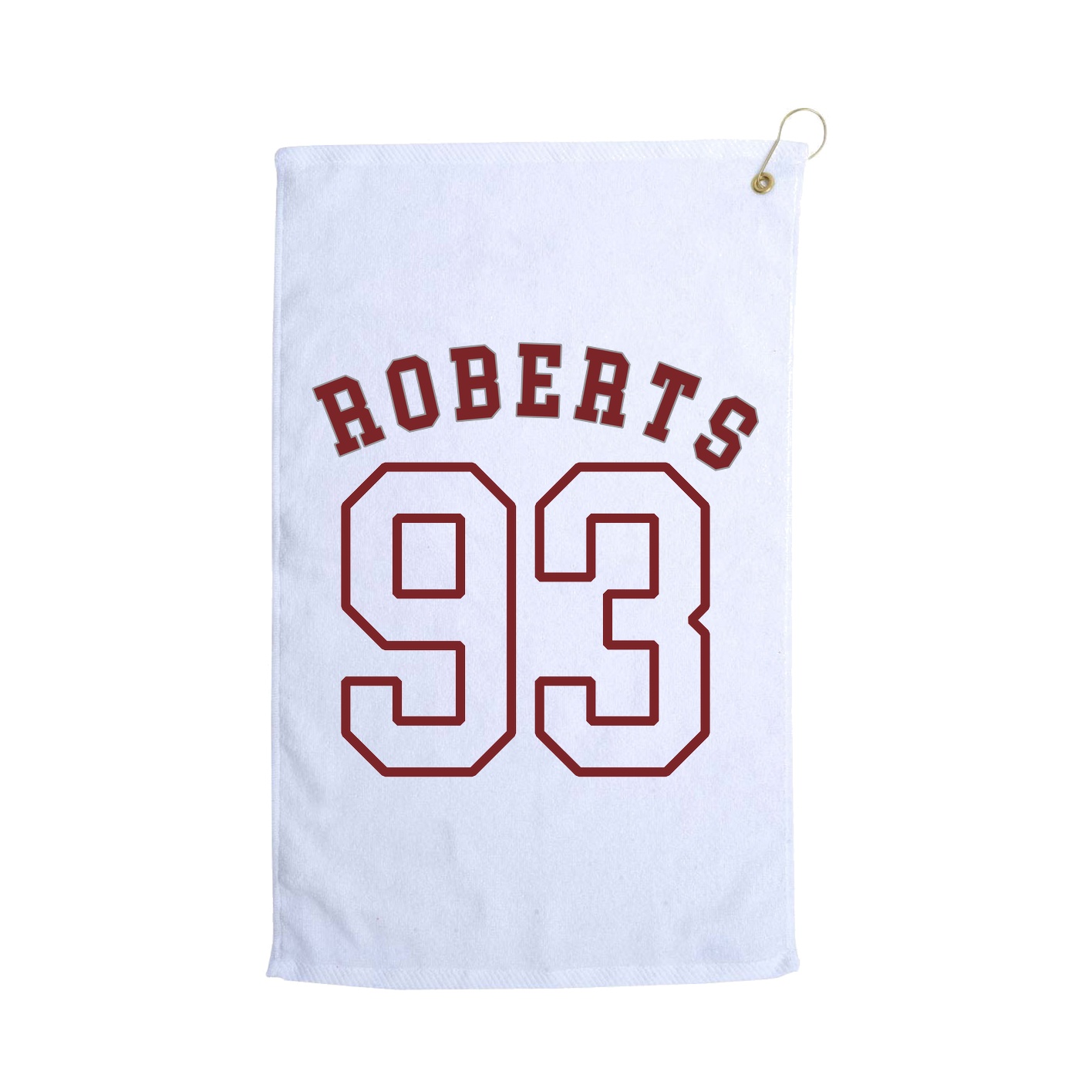 Golf Towel — Shirsey Arch in White