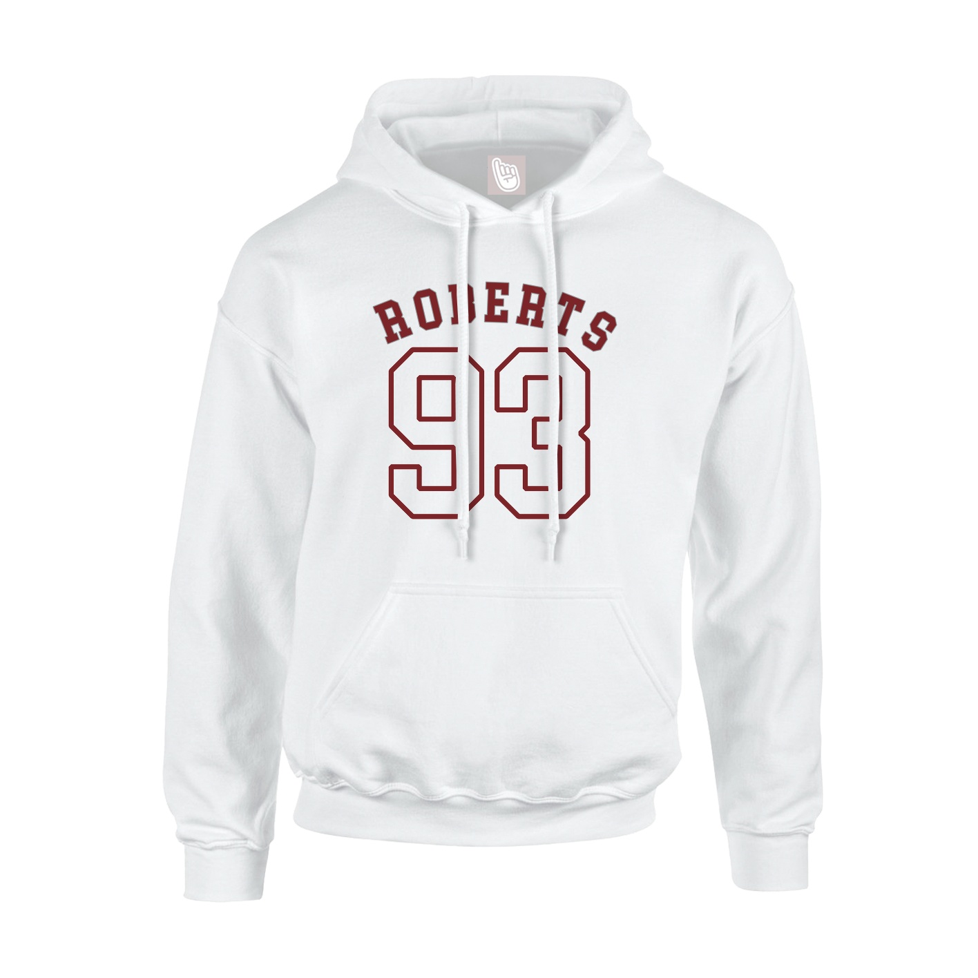 Hoodie — Shirsey Arch in White