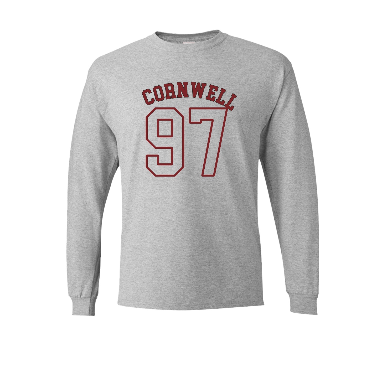 Long Sleeve Tee — Shirsey Arch in Grey