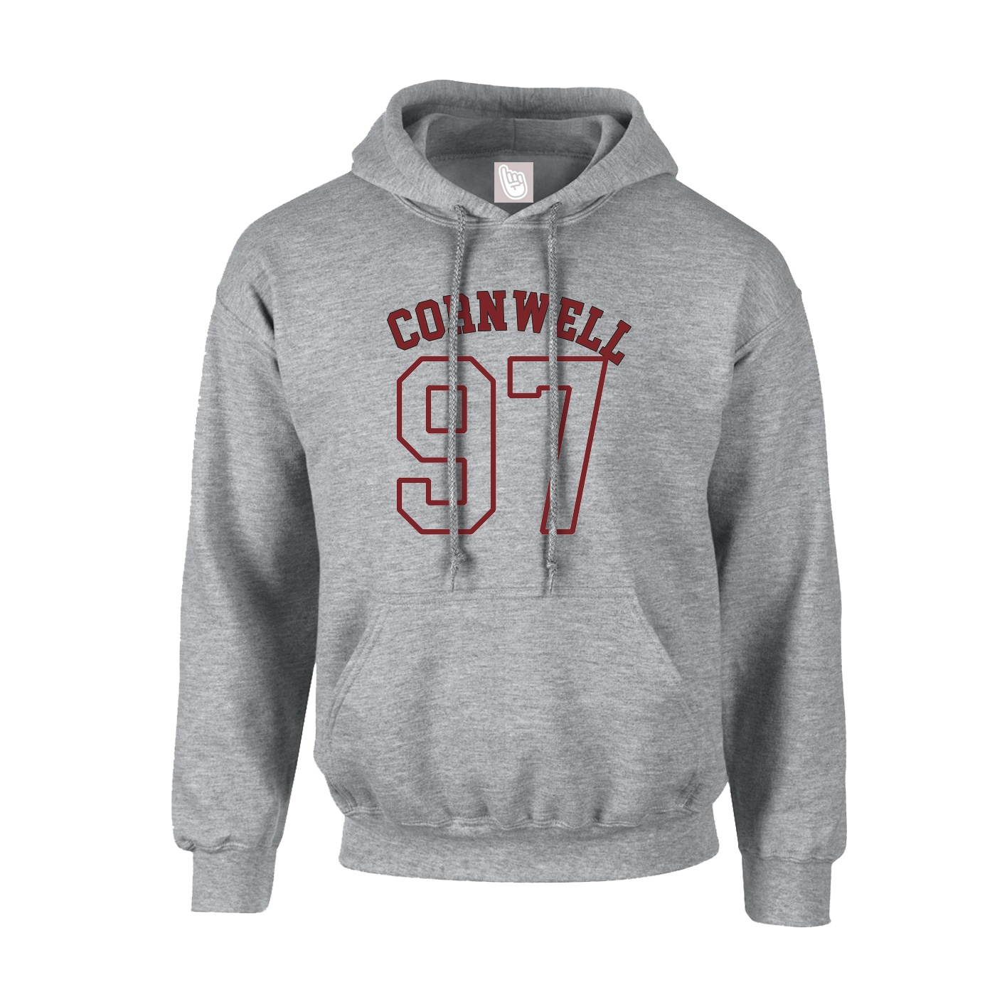 Youth Hoodie — Shirsey Arch in Grey