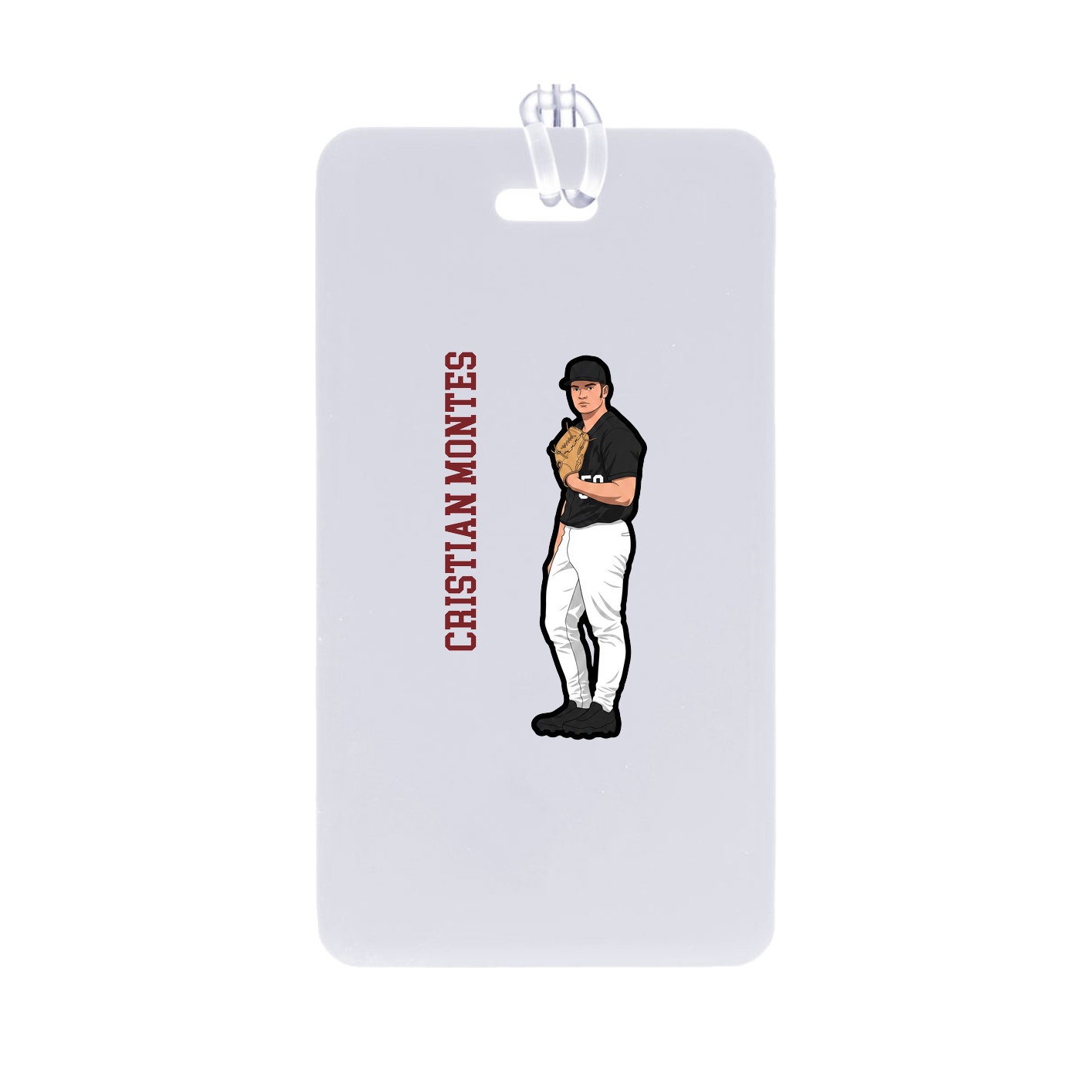 Bag Tag — Name Vertical in Classic