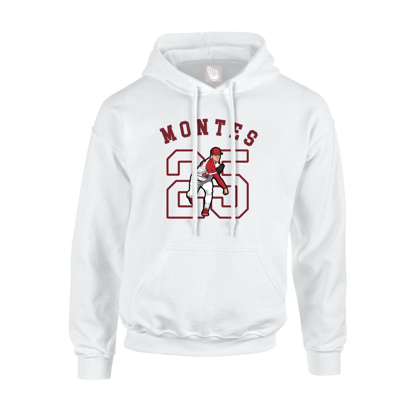 Hoodie — Shirsey Arch in White