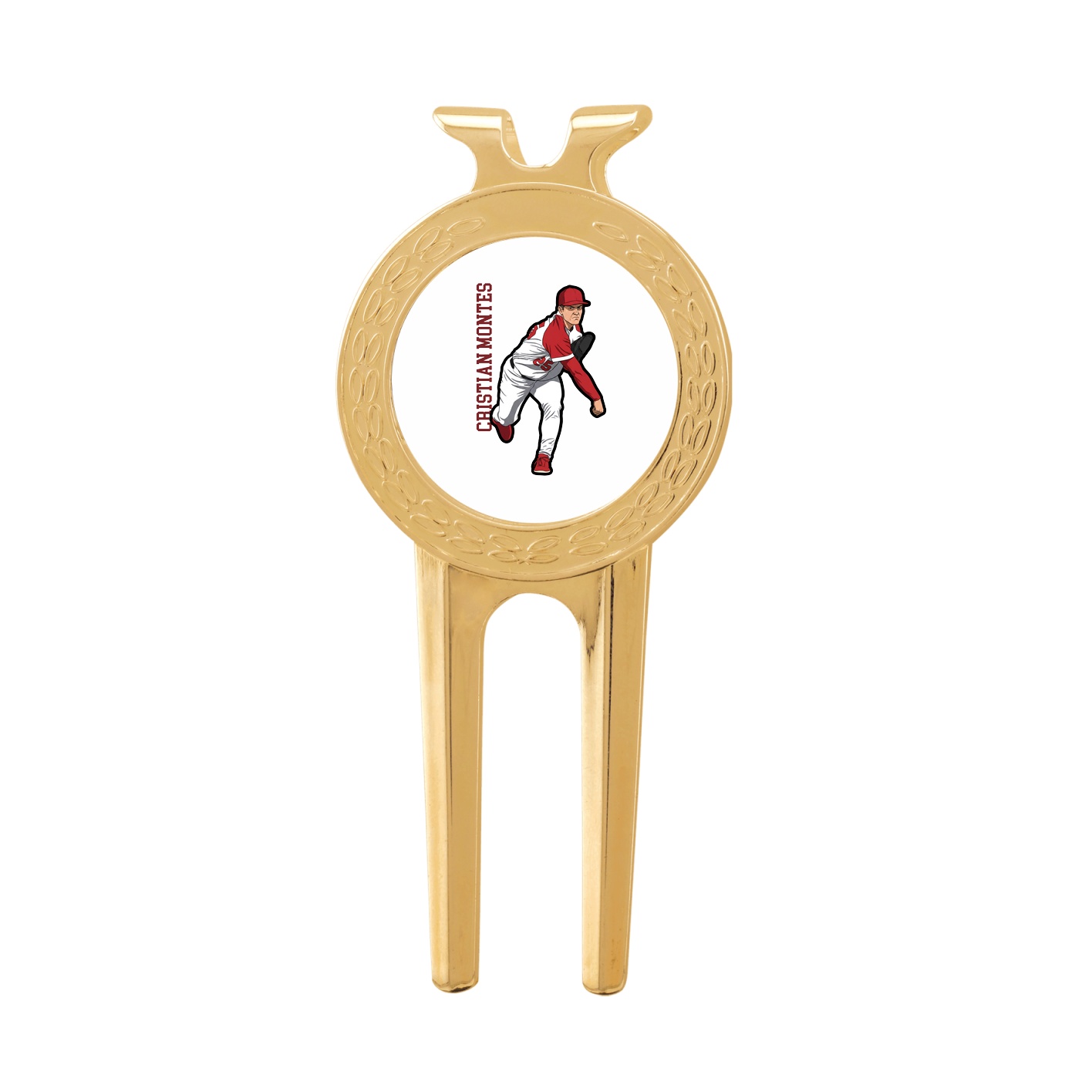 Divot Tool with Ball Marker — Name Vertical in Classic