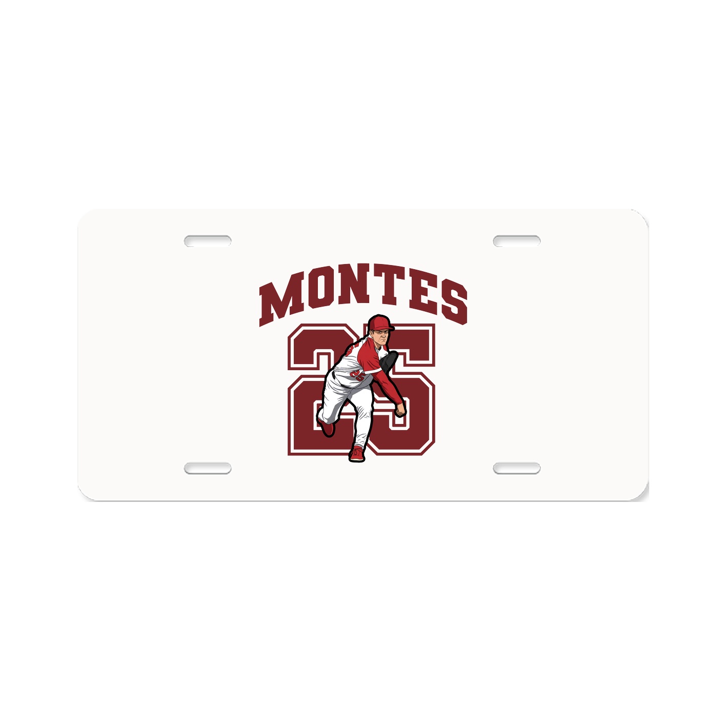 License Plate — Number in Classic