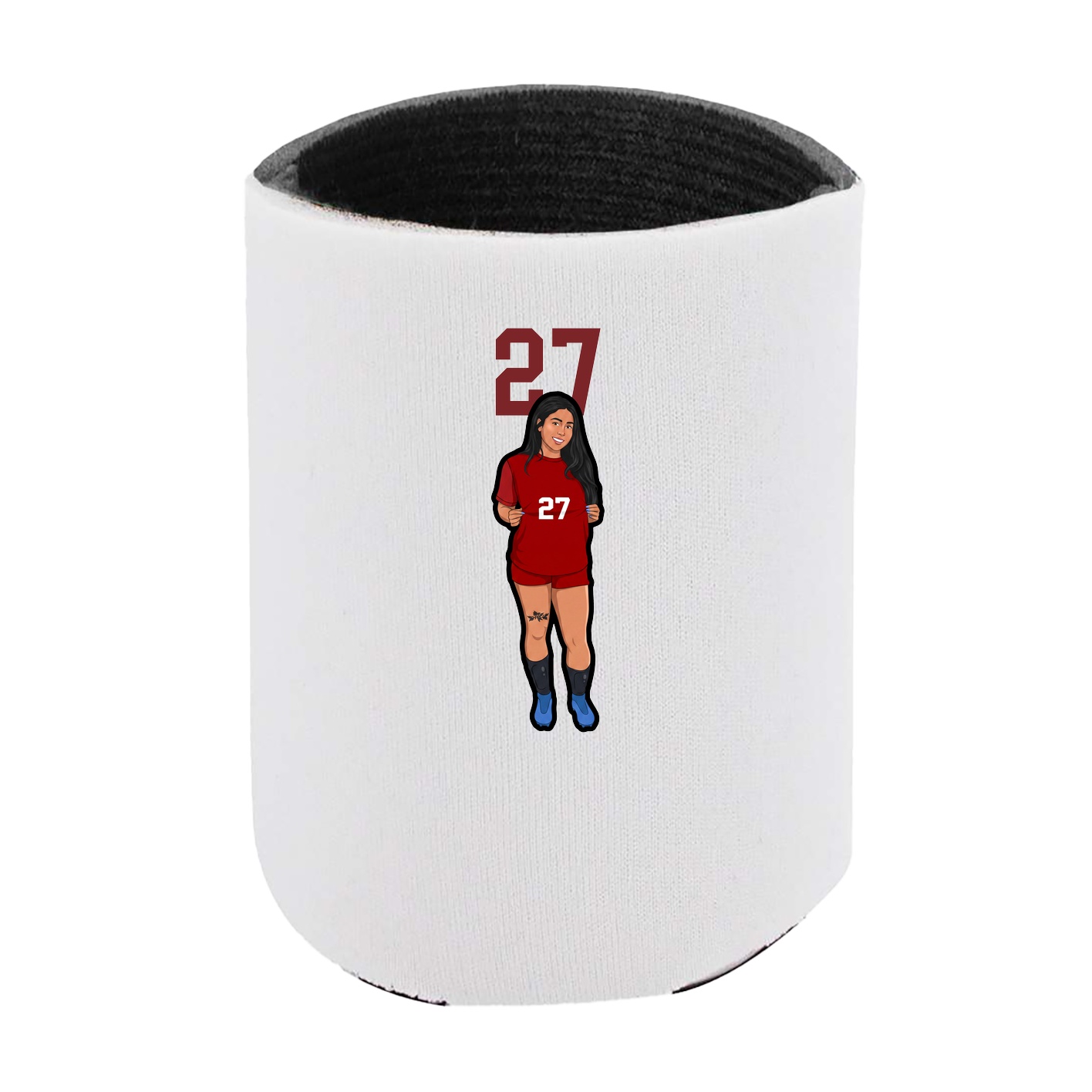 Can Holder — Number Top in White