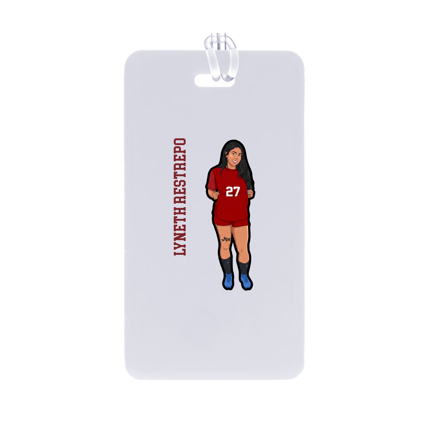 Bag Tag — Name Vertical in Classic