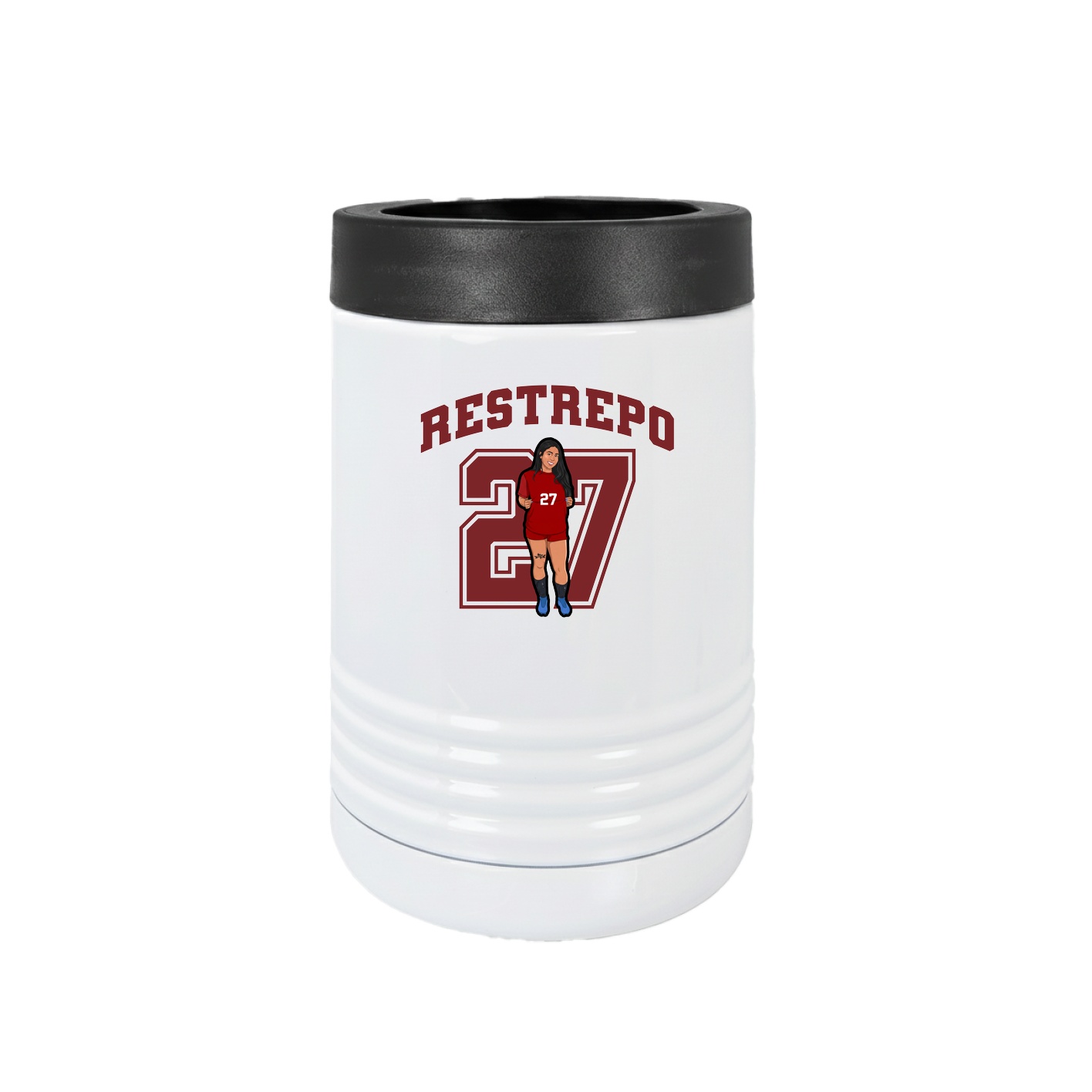 Beverage Holder — Number in White
