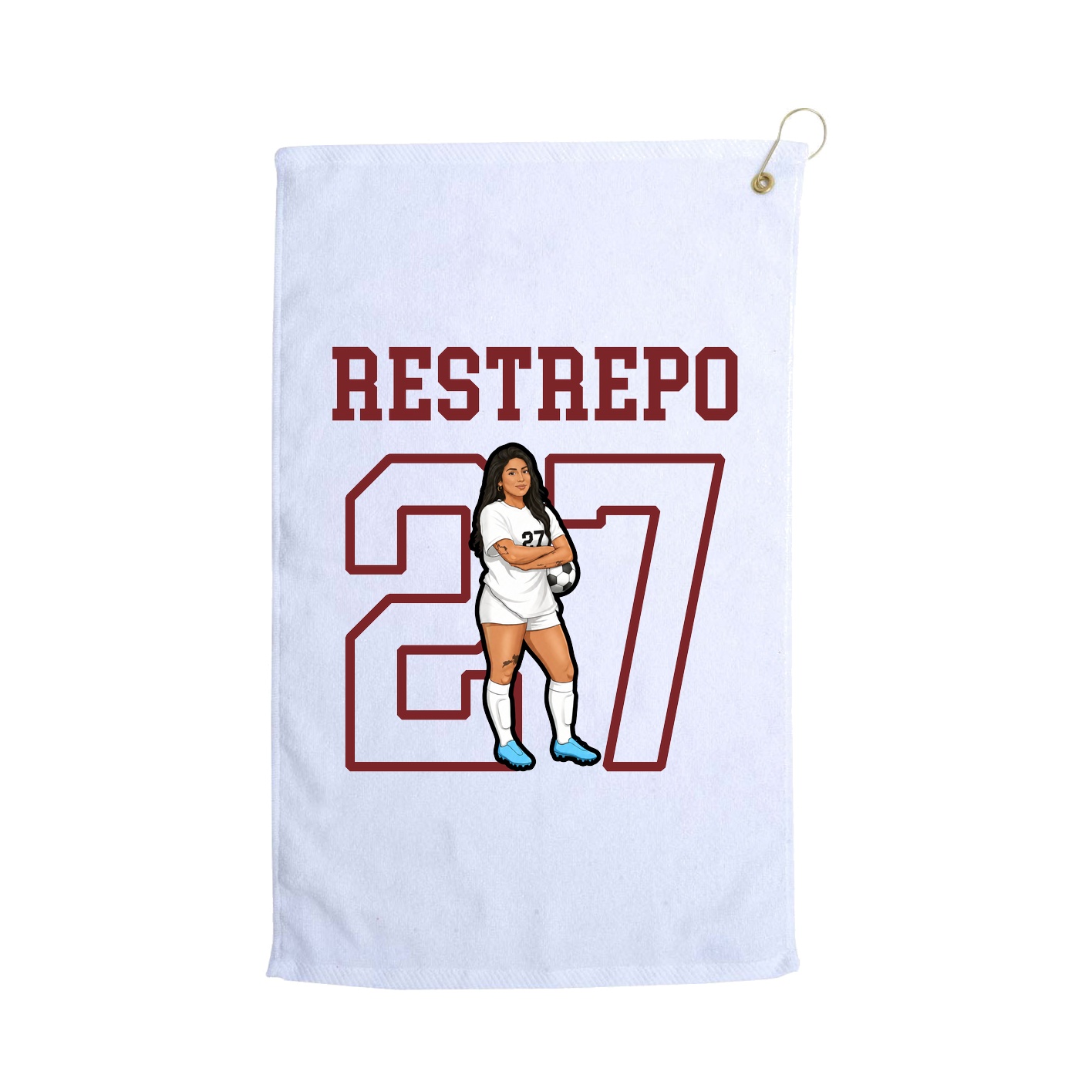 Golf Towel — Shirsey in White