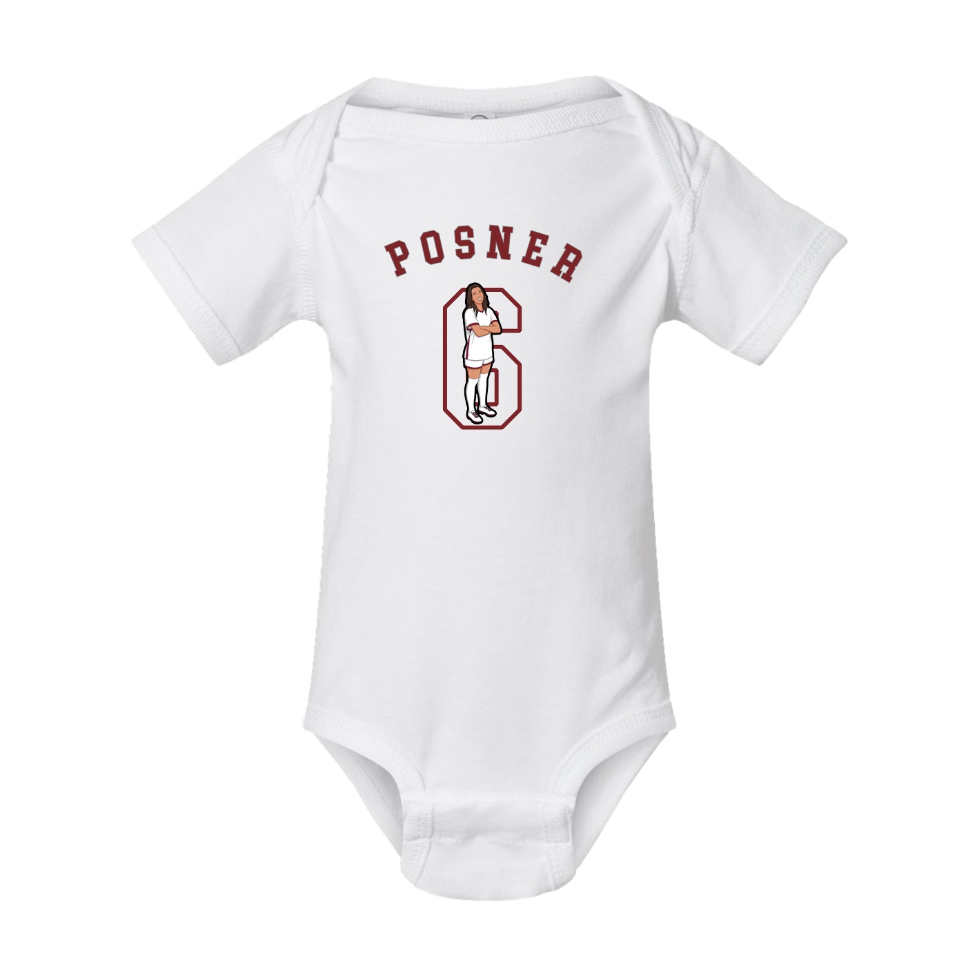 Baby Onesie — Shirsey Arch in White