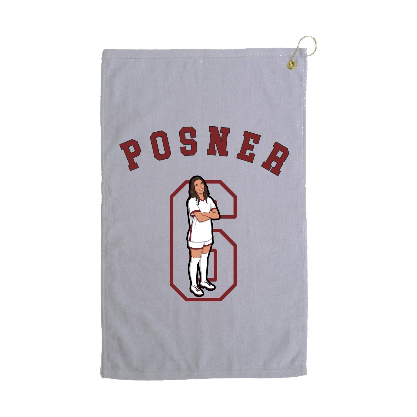 Golf Towel — Shirsey Arch in Grey