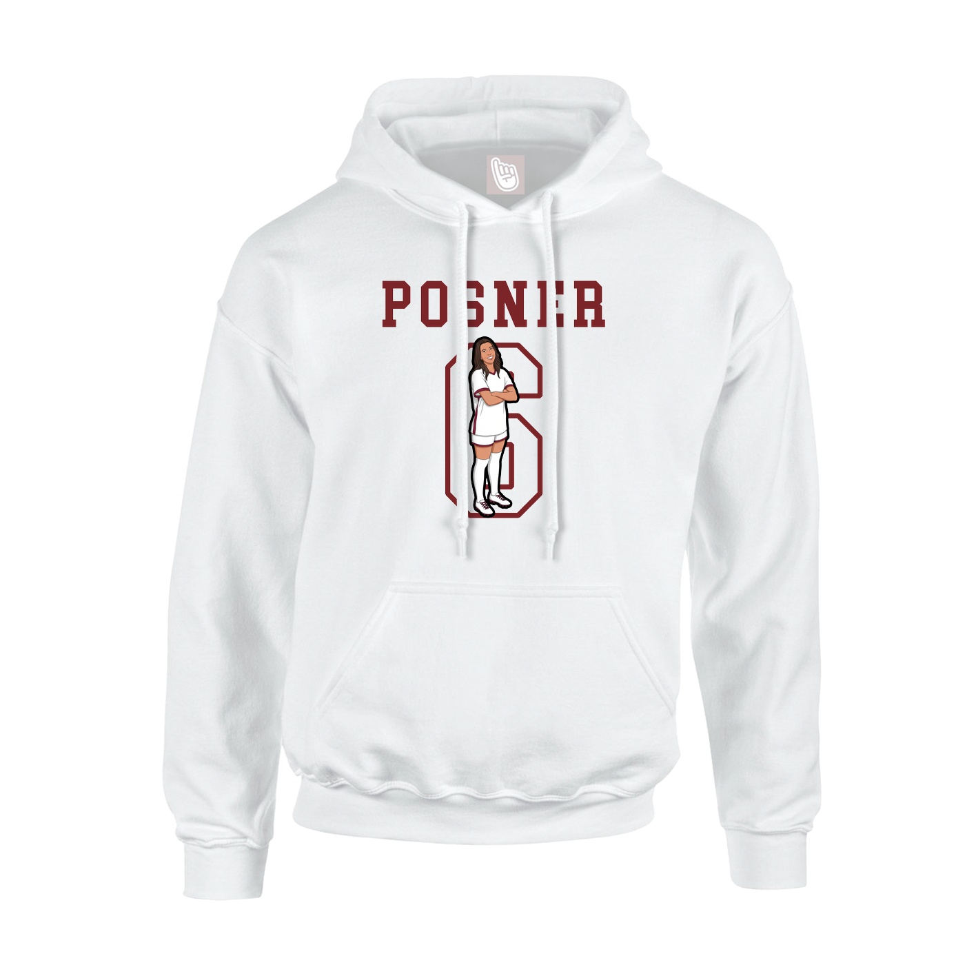 Youth Hoodie — Shirsey in White