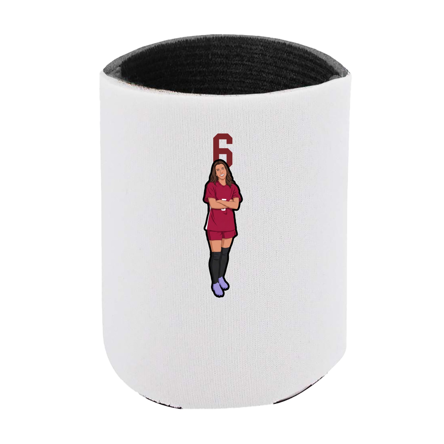 Can Holder — Number Top in White