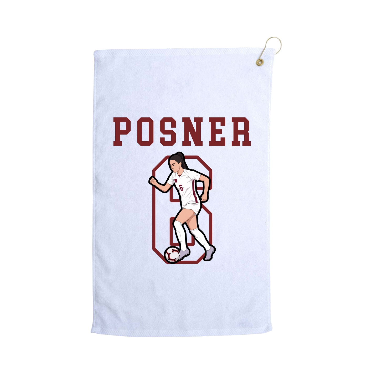 Golf Towel — Shirsey in White
