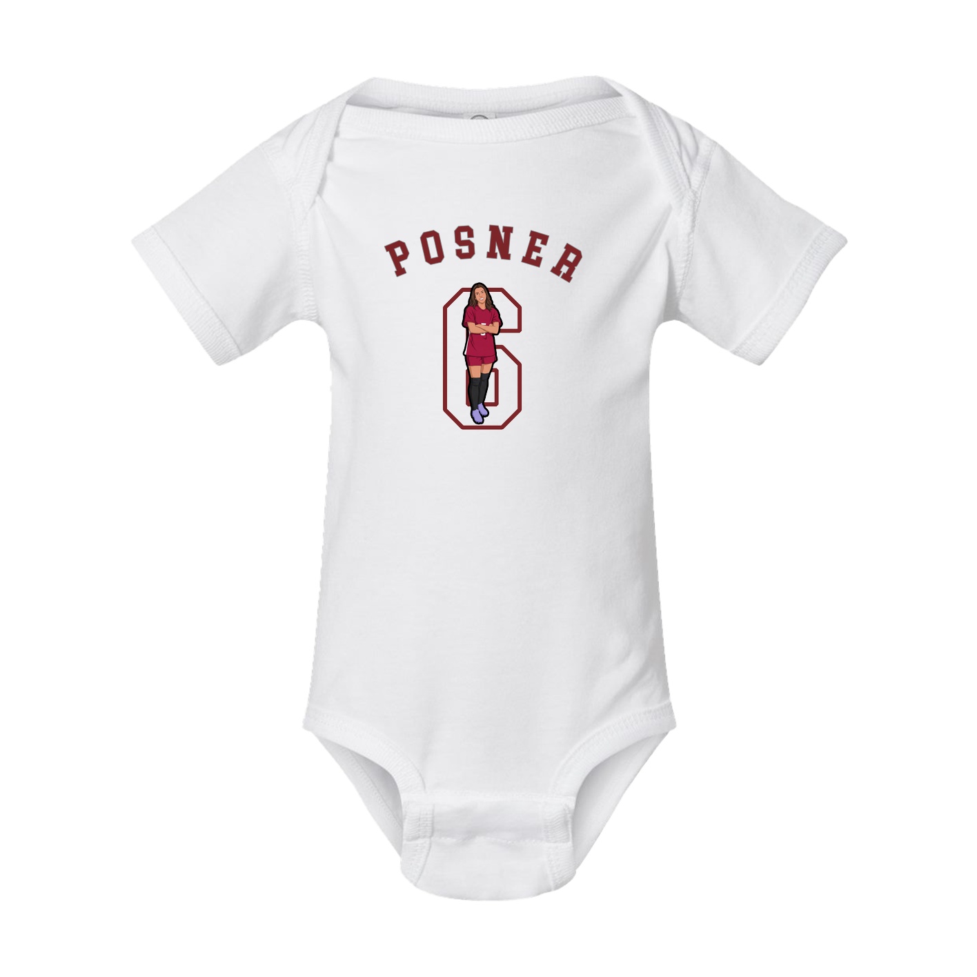 Baby Onesie — Shirsey Arch in White