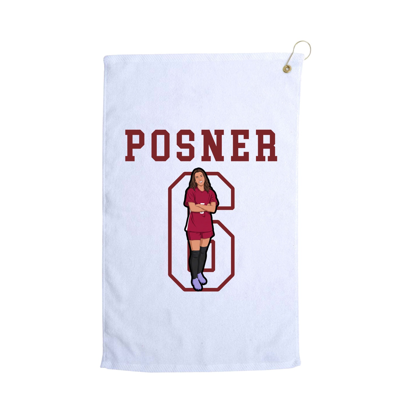 Golf Towel — Shirsey in White