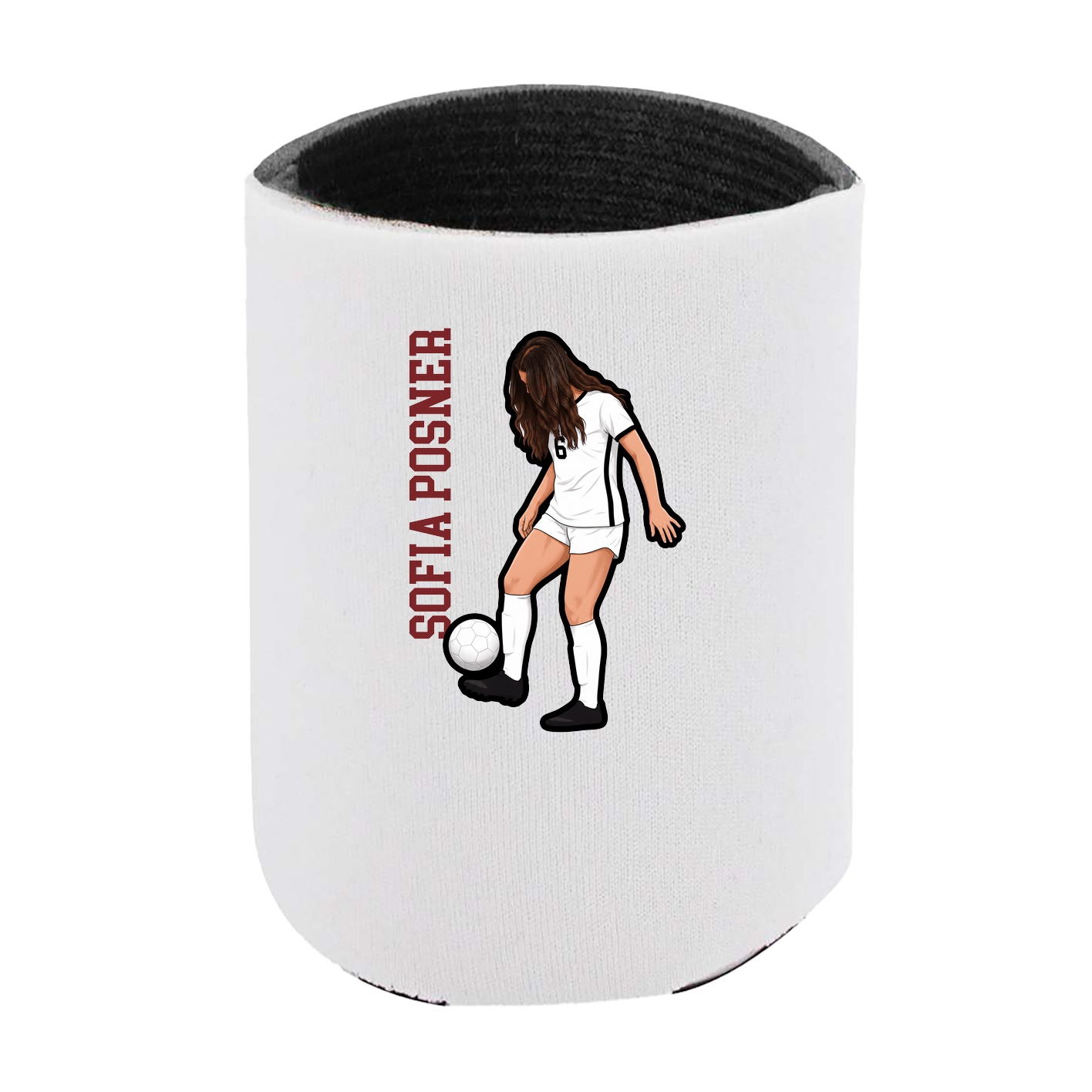 Can Holder — Name Vertical in White