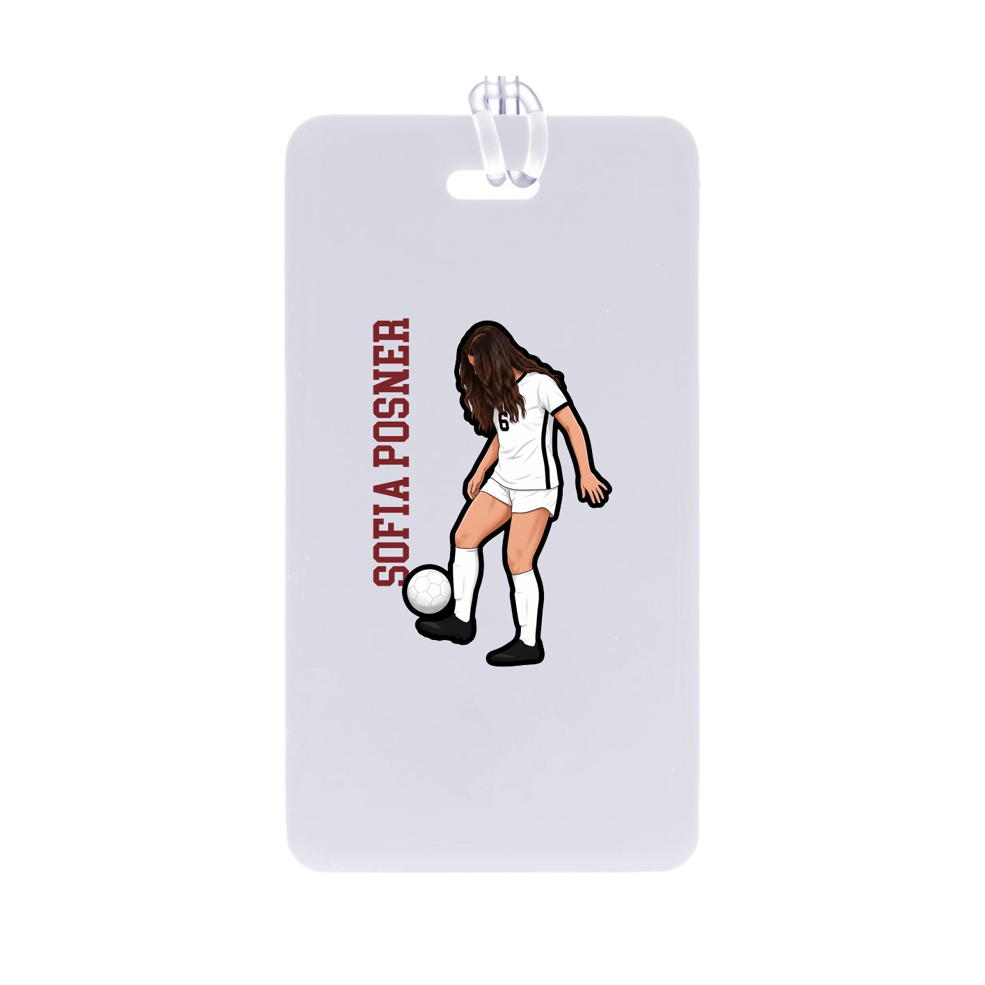 Bag Tag — Name Vertical in Classic