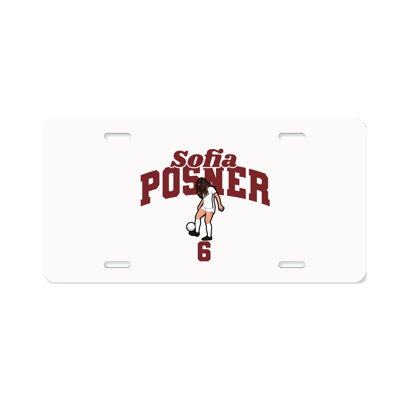 License Plate — Signature Arch in Classic