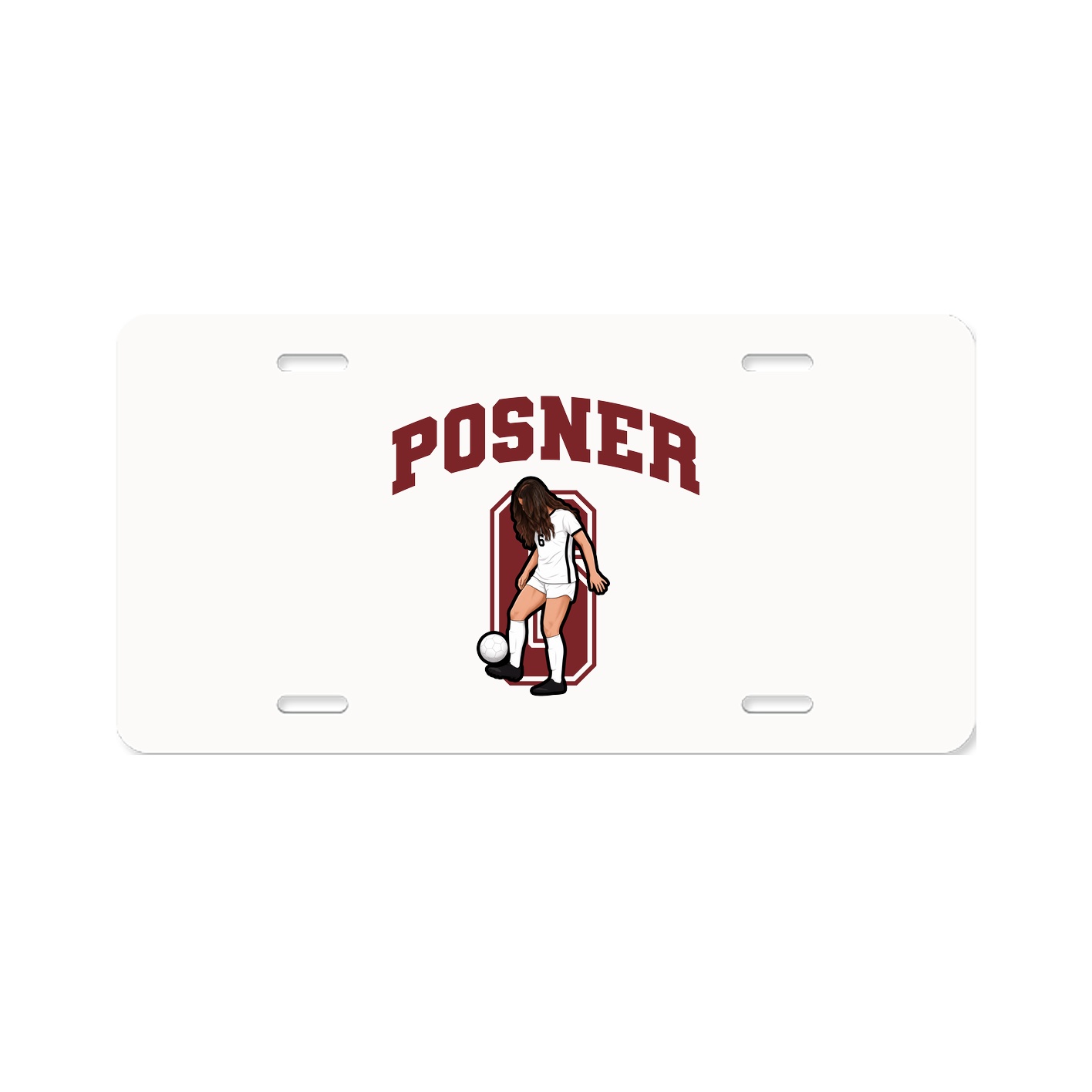 License Plate — Number in Classic
