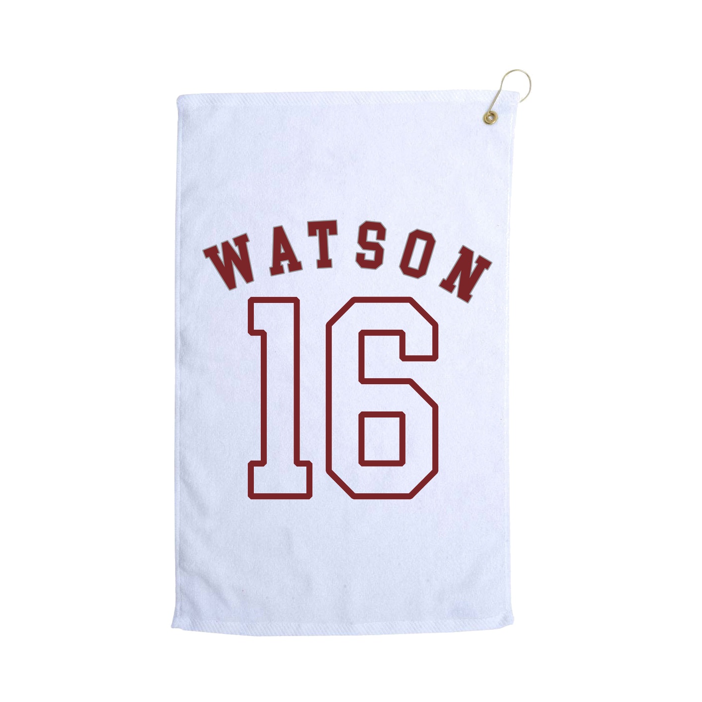 Golf Towel — Shirsey Arch in White