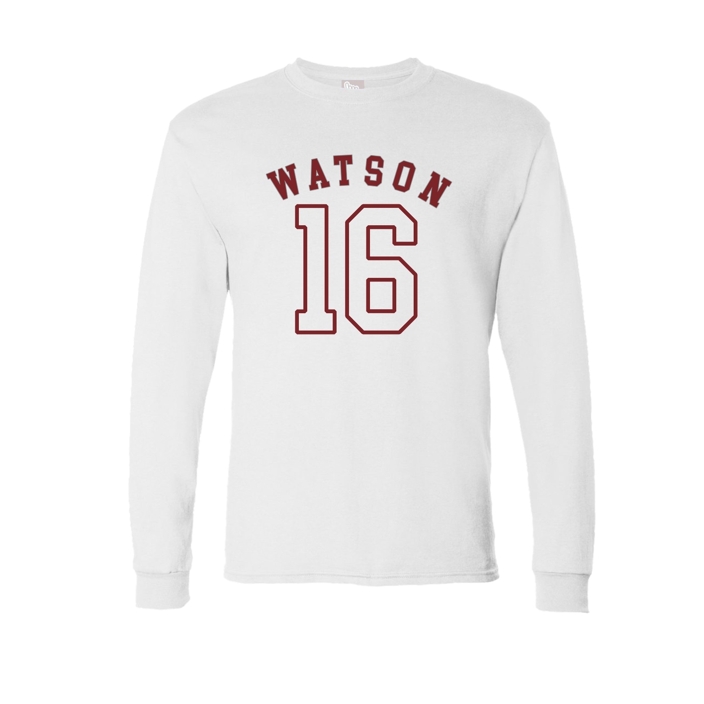 Long Sleeve Tee — Shirsey Arch in White