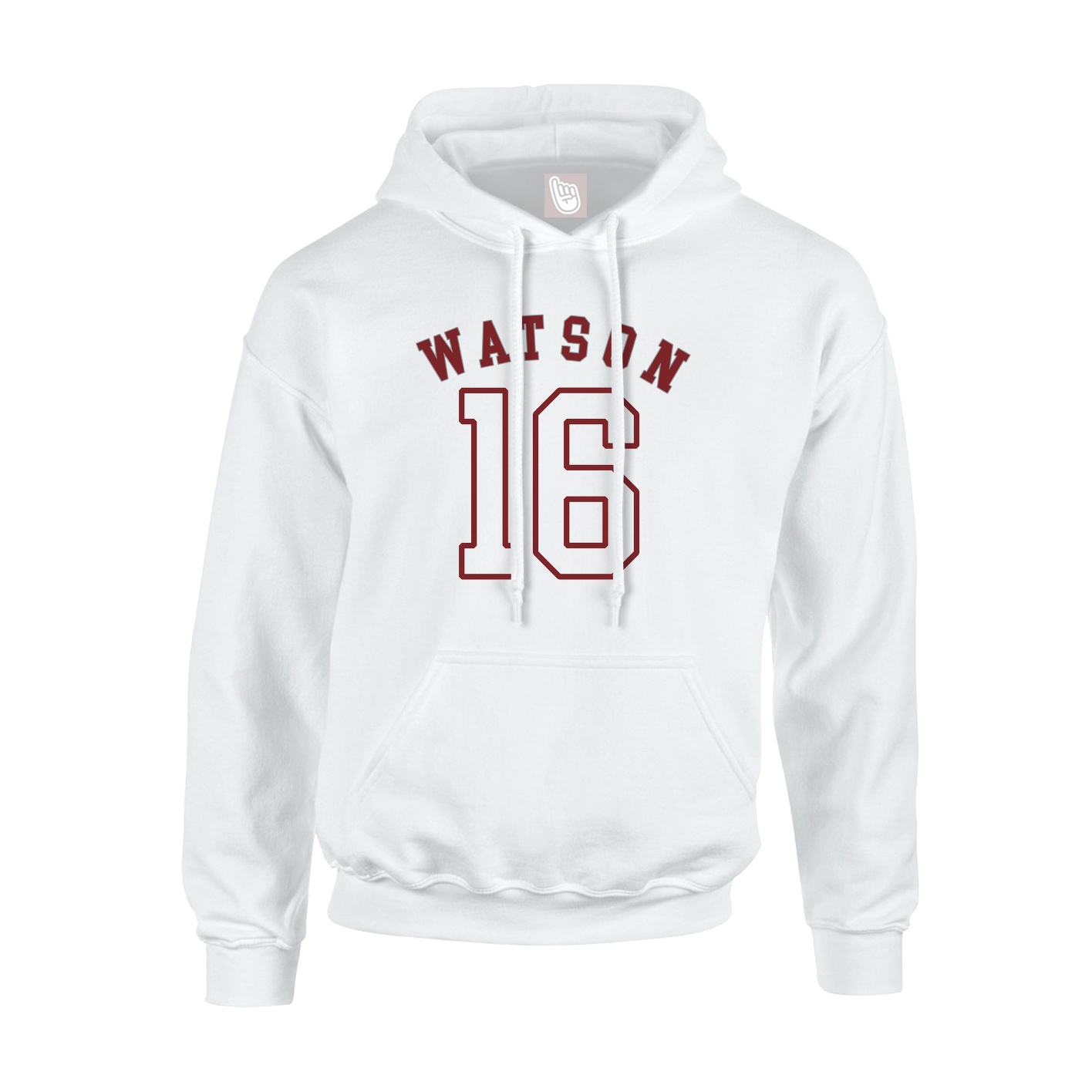 Youth Hoodie — Shirsey Arch in White