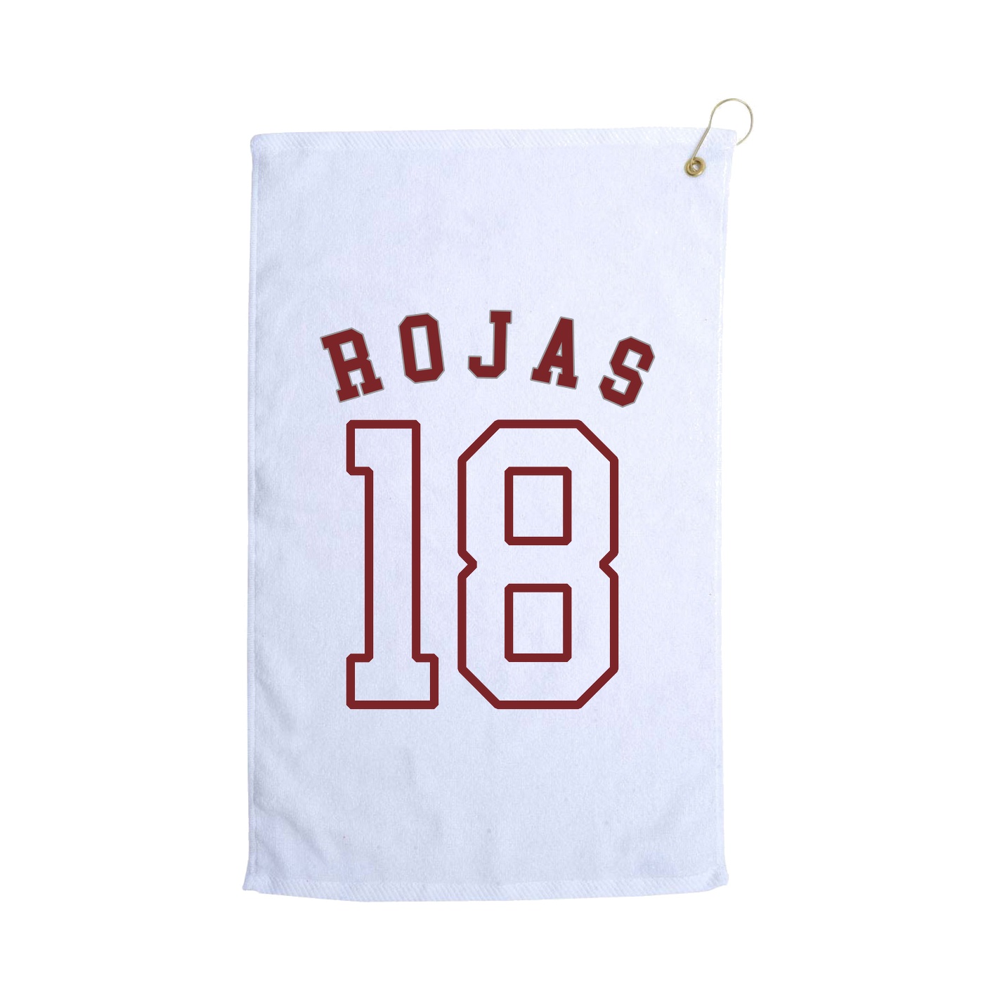 Golf Towel — Shirsey Arch in White