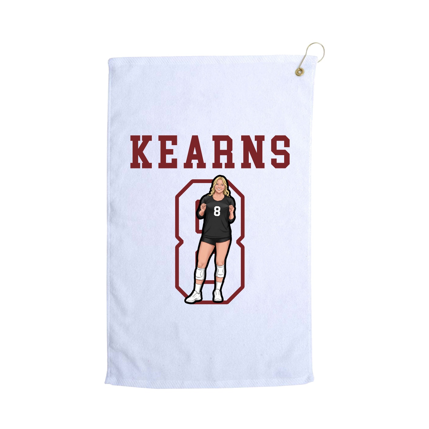 Golf Towel — Shirsey in White