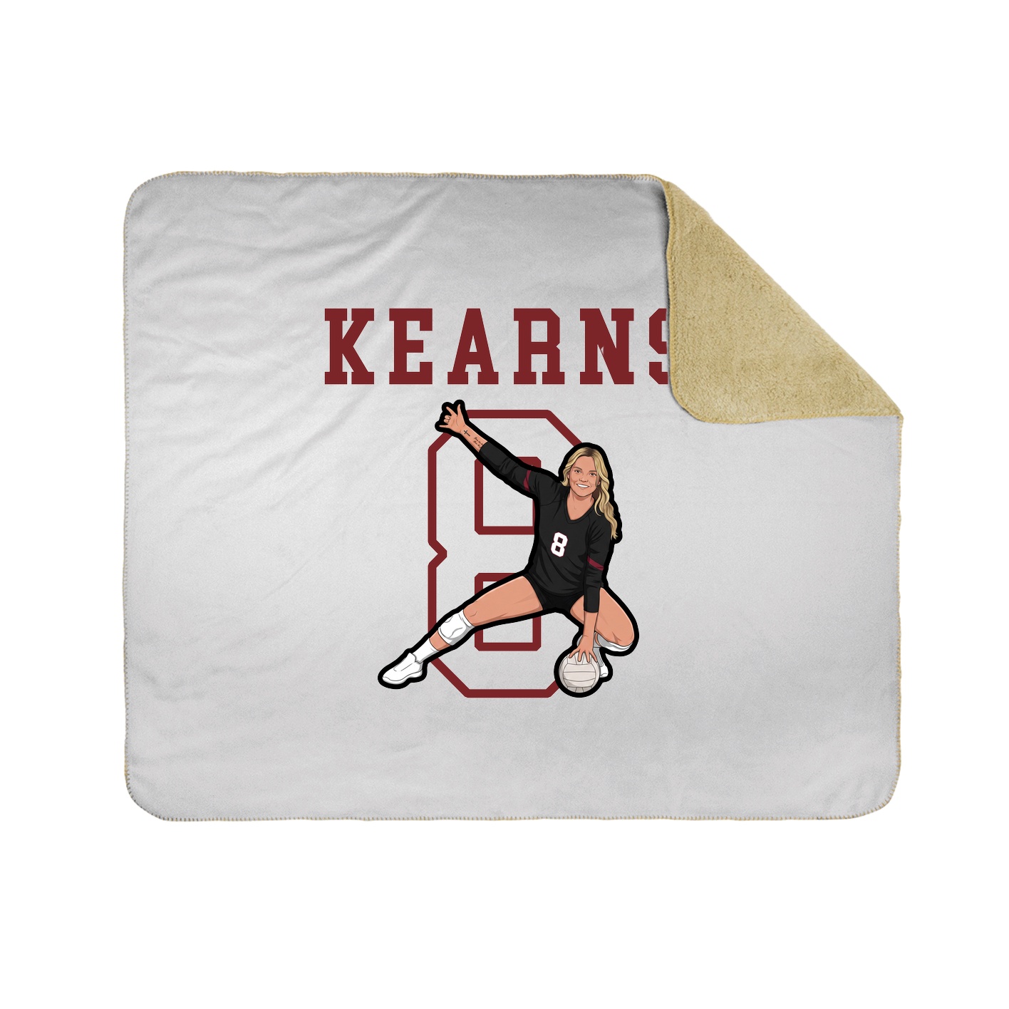 Throw Blanket — Shirsey in White