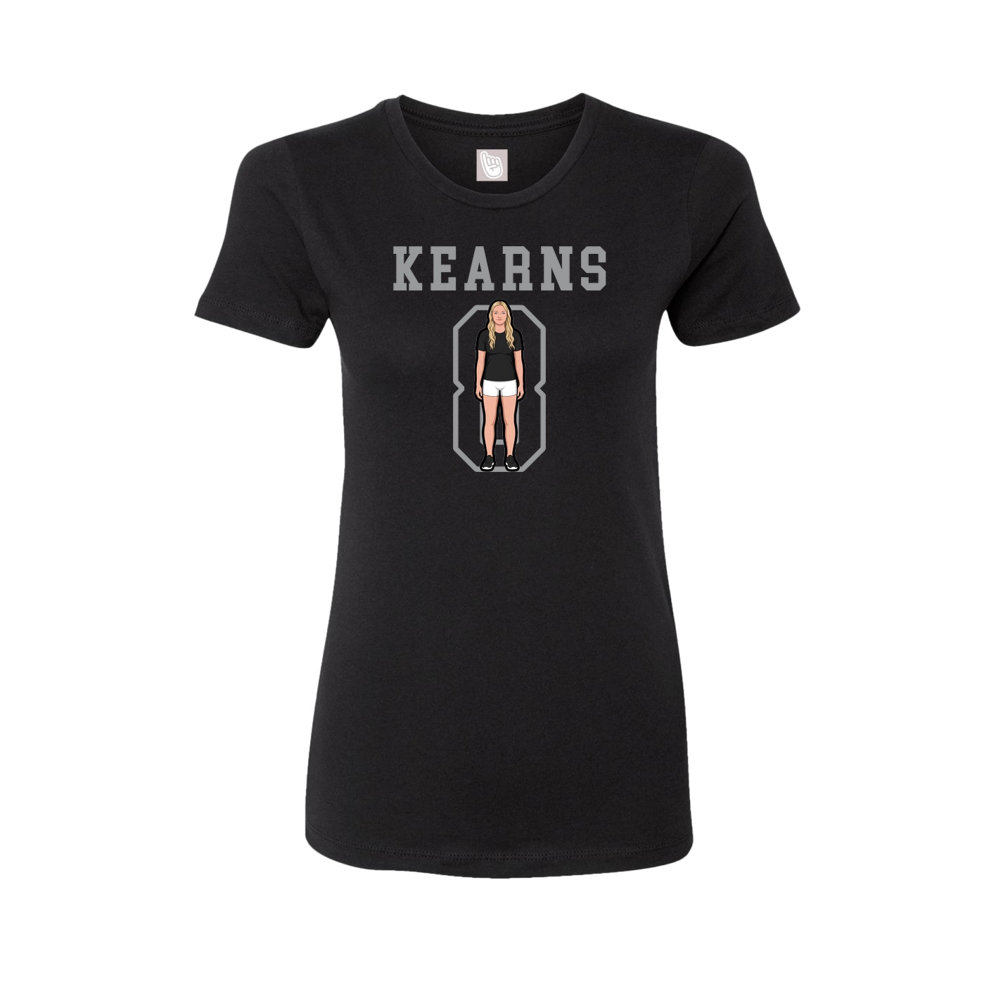 Fitted Women's Tee — Shirsey in Black