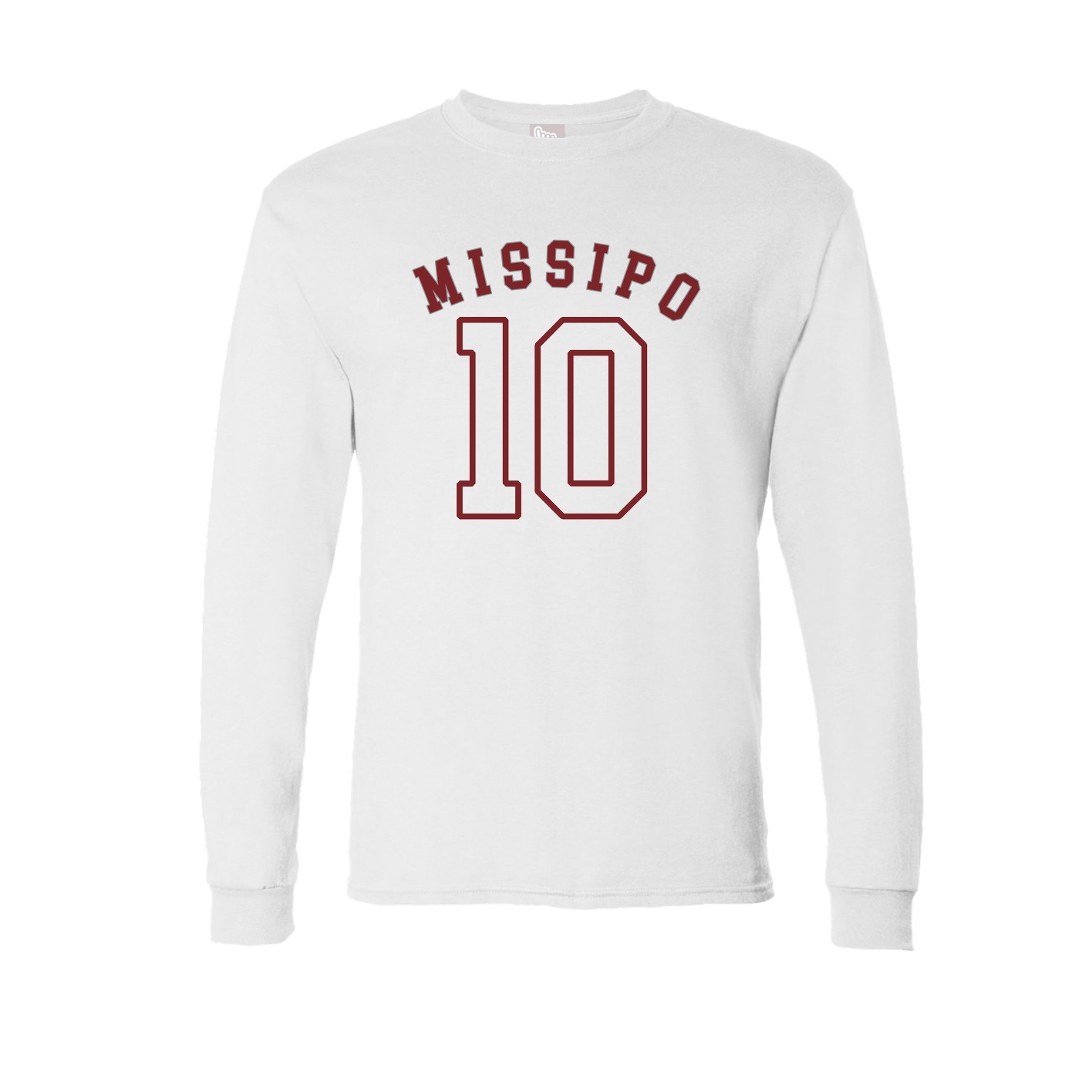 Long Sleeve Tee — Shirsey Arch in White