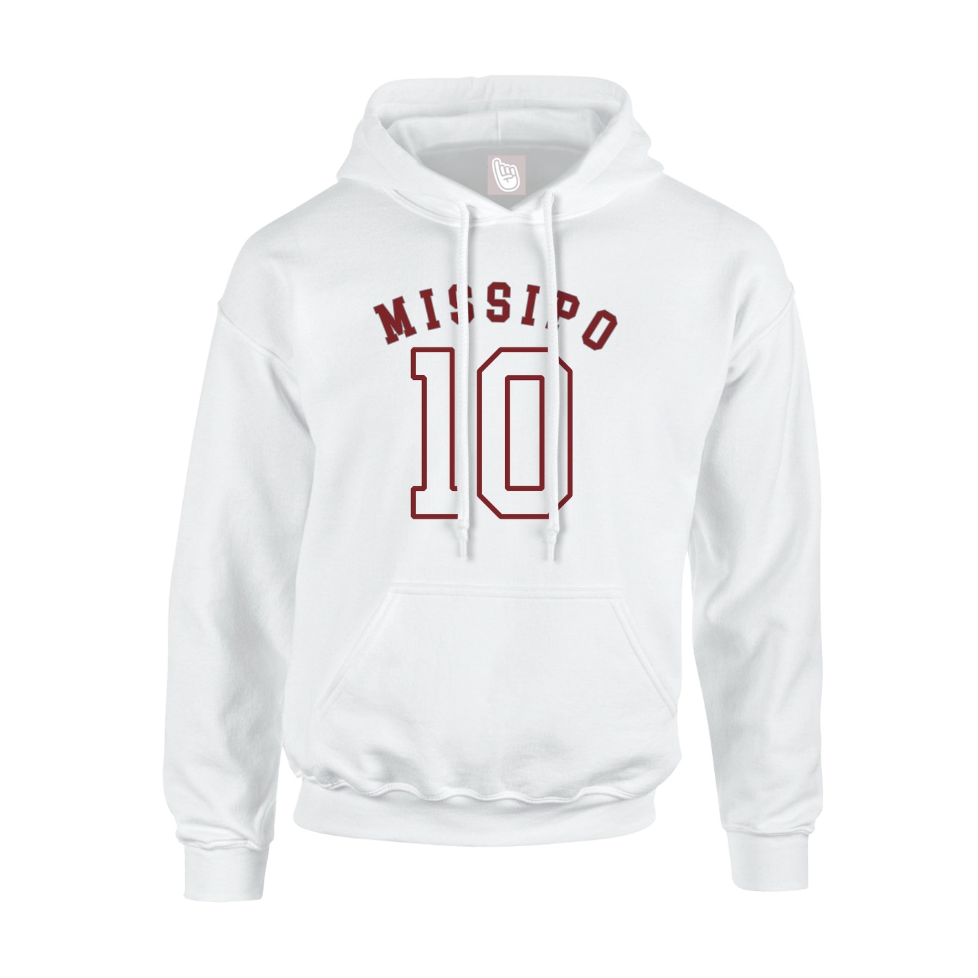 Youth Hoodie — Shirsey Arch in White